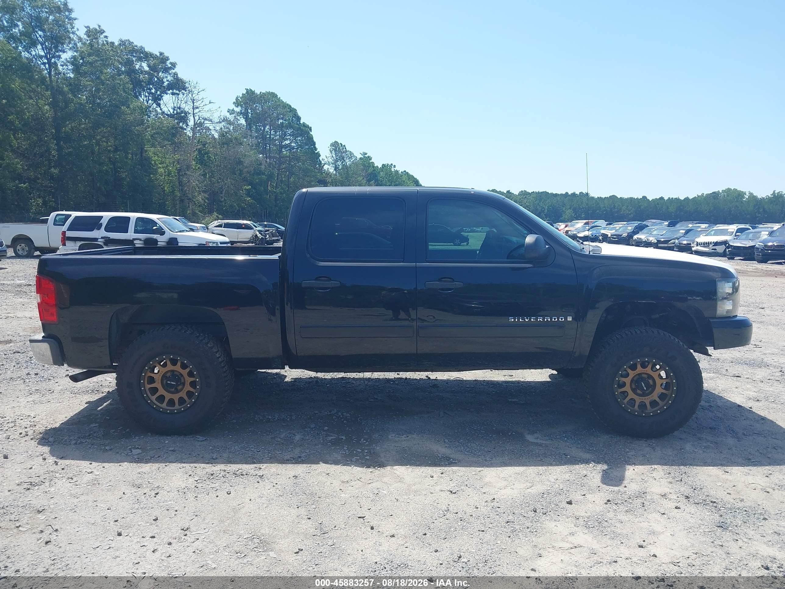 2008 Chevrolet Silverado 1500 Lt1 Black vin: 3GCEC13098G191228