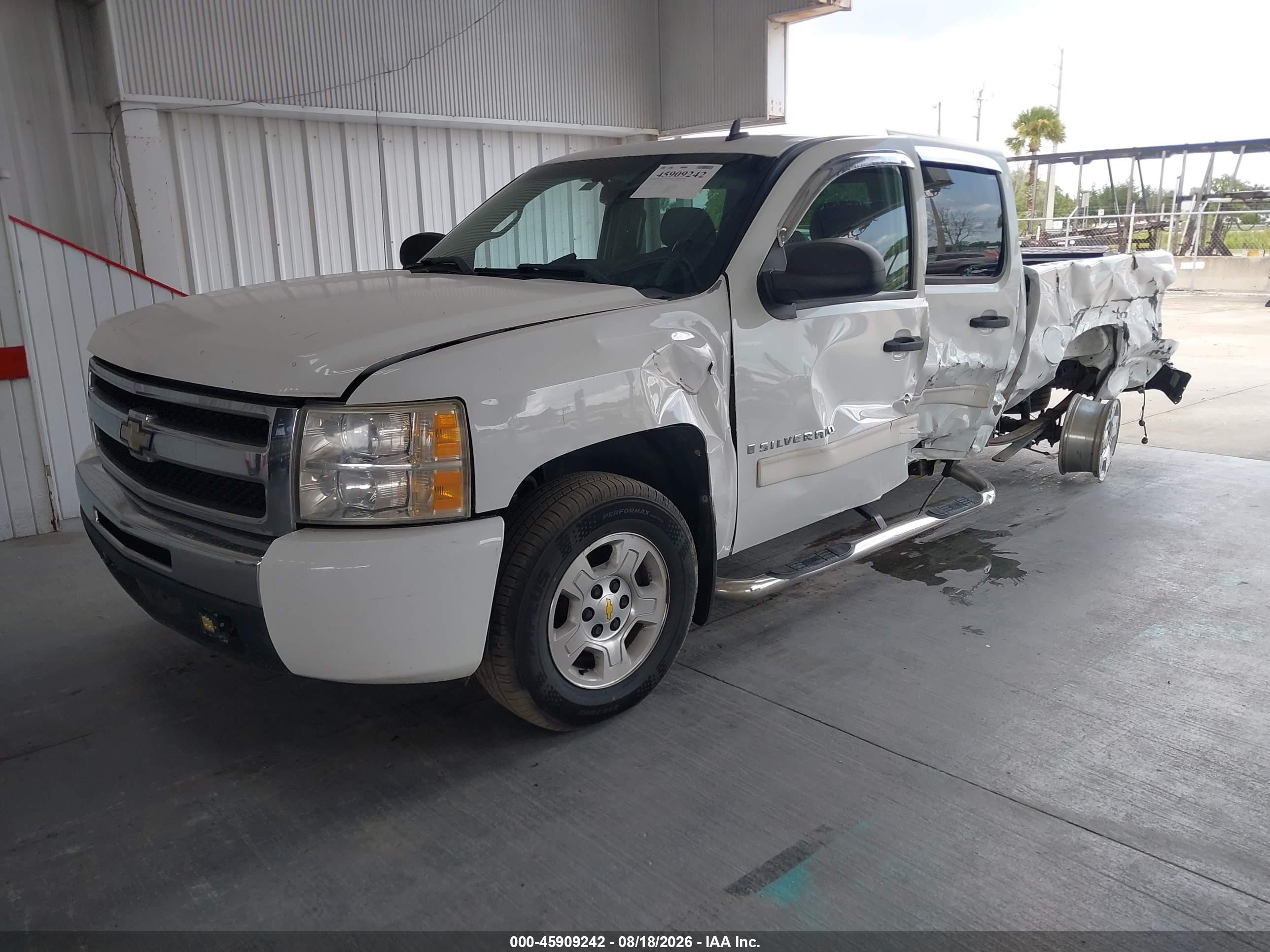2009 Chevrolet Silverado 1500 Xtra Fuel Economy Белый vin: 3GCEC13359G204570