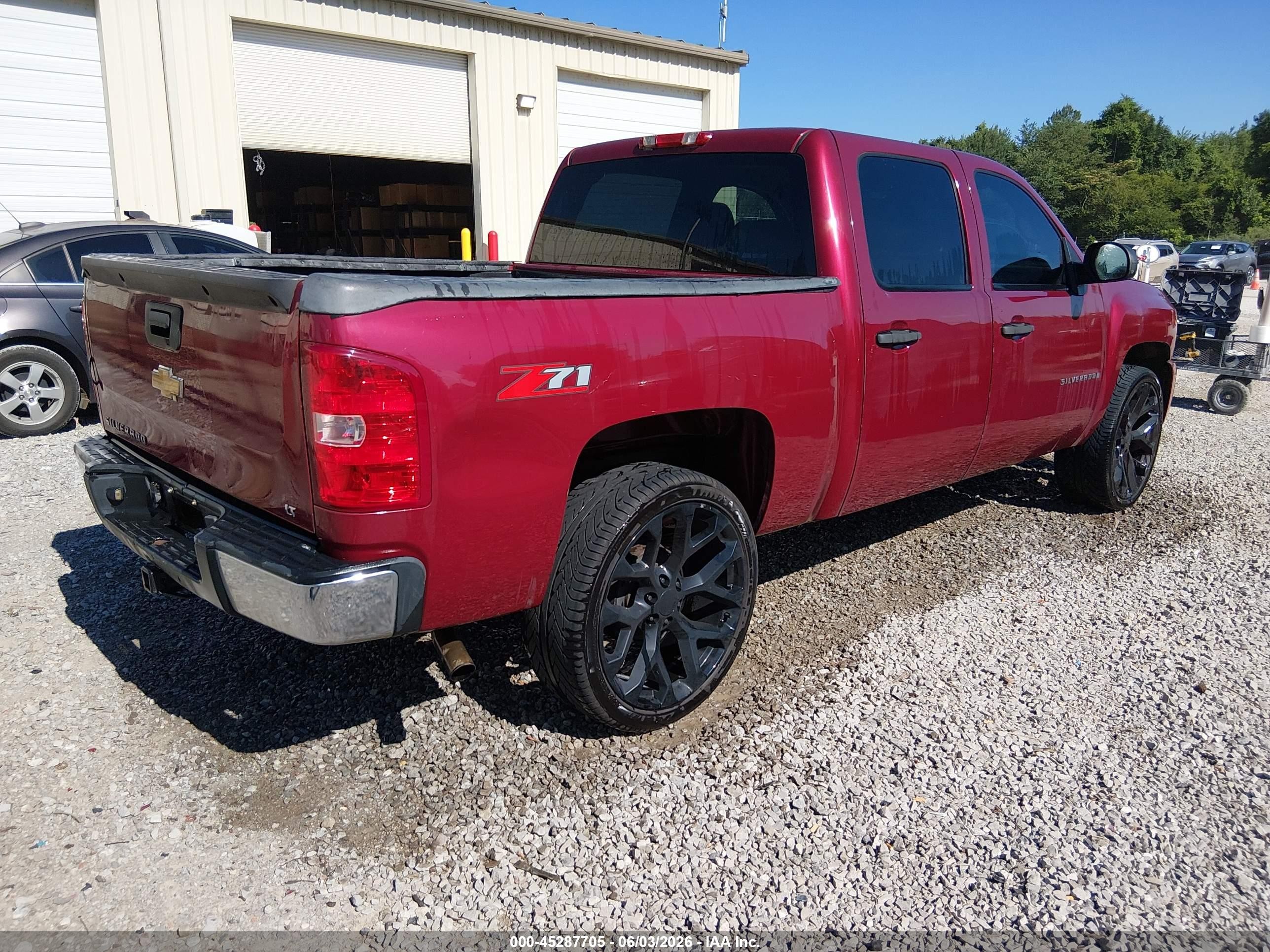 2007 Chevrolet Silverado 1500 Lt1 Red vin: 3GCEC13C07G522948