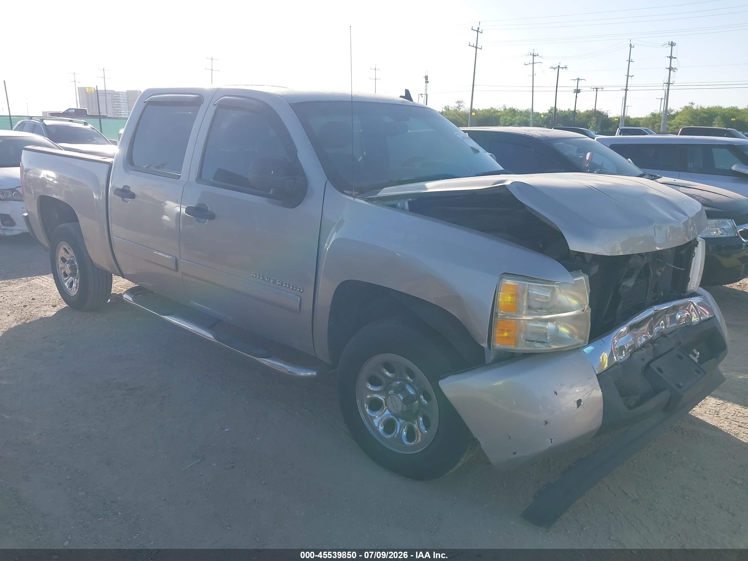 2008 Chevrolet Silverado 1500 Ls Silver vin: 3GCEC13C18G287459