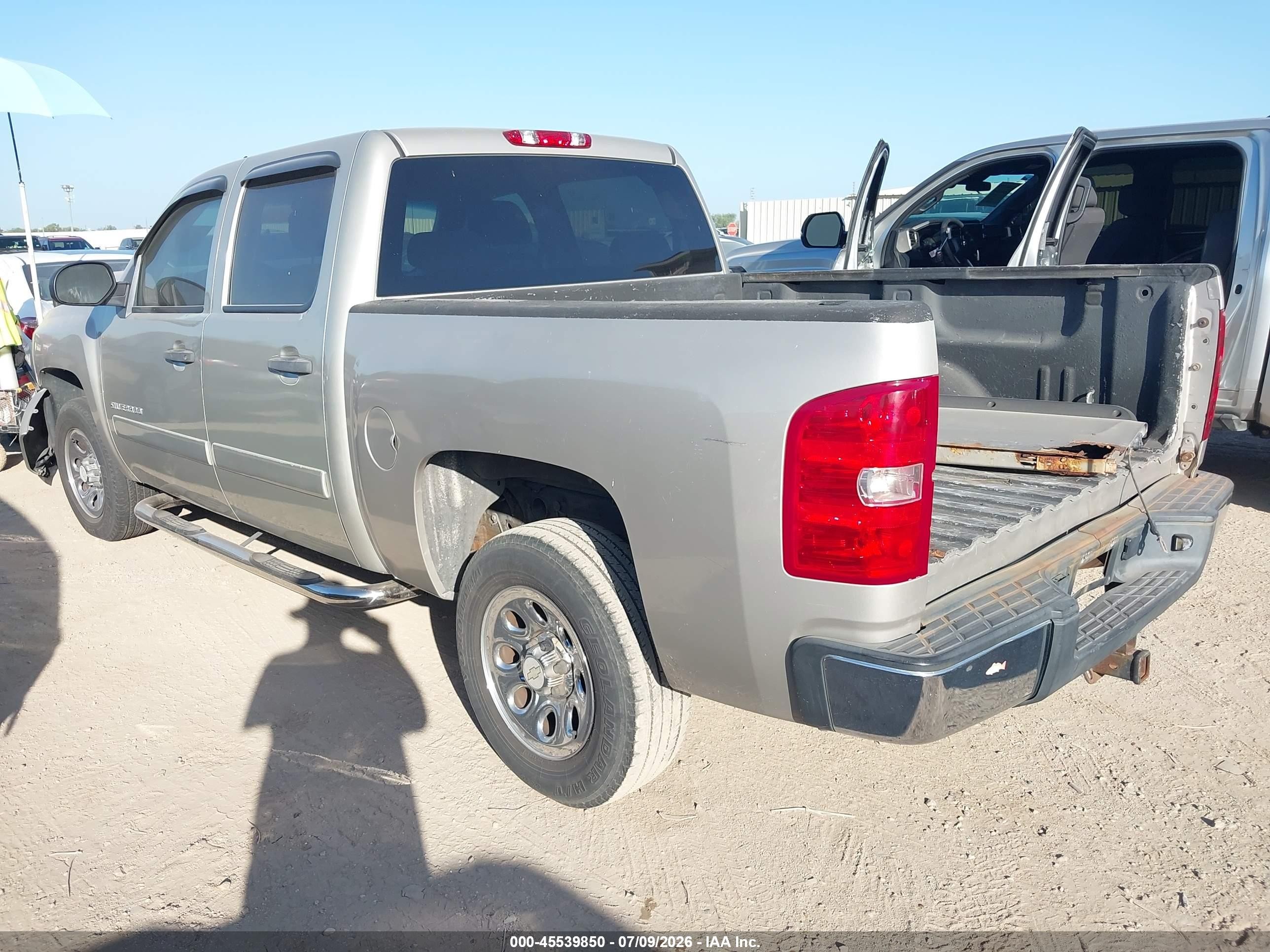 2008 Chevrolet Silverado 1500 Ls Silver vin: 3GCEC13C18G287459