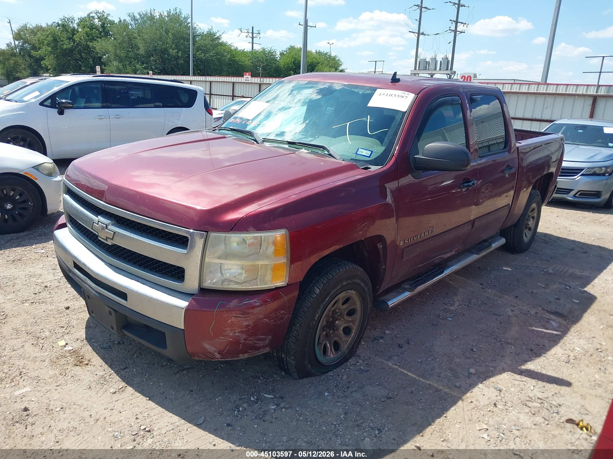 2009 Chevrolet Silverado 1500 Ls Красный vin: 3GCEC13C19G179859
