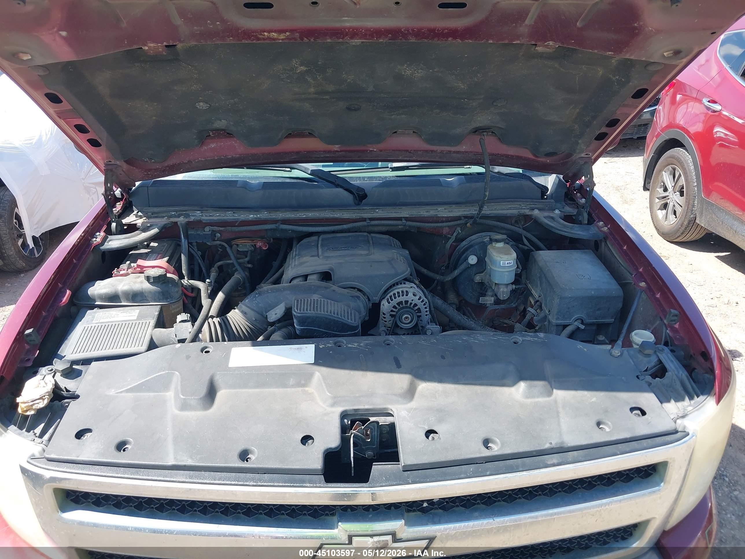 2009 Chevrolet Silverado 1500 Ls Красный vin: 3GCEC13C19G179859