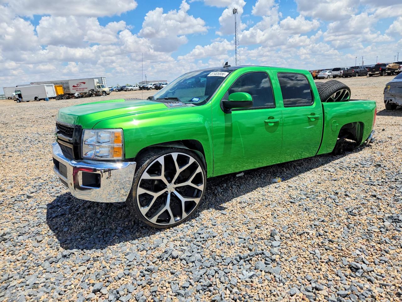 2008 Chevrolet Silverado C1500 Green vin: 3GCEC13C28G116784