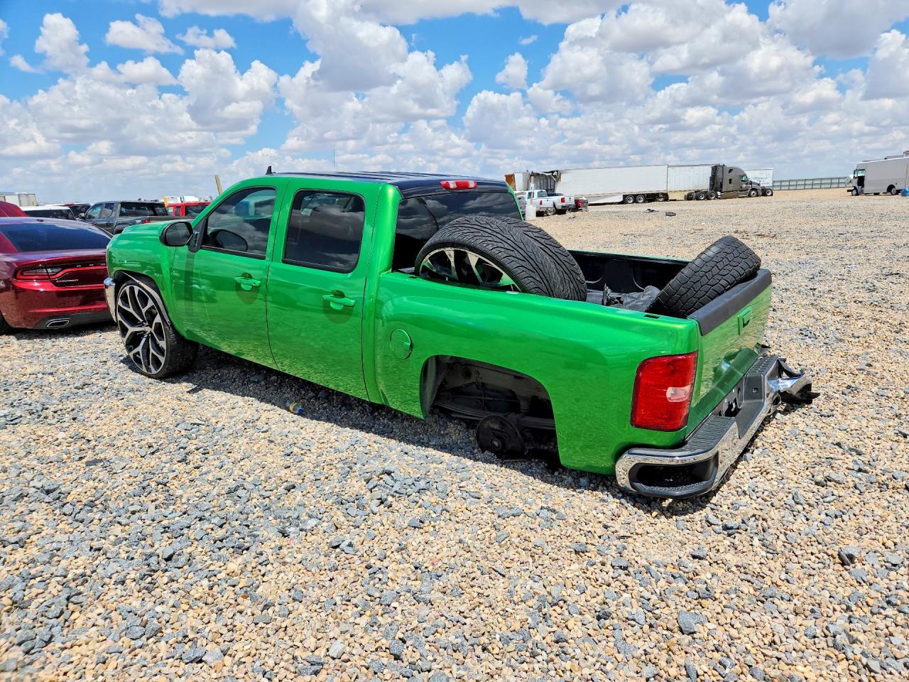 2008 Chevrolet Silverado C1500 Green vin: 3GCEC13C28G116784