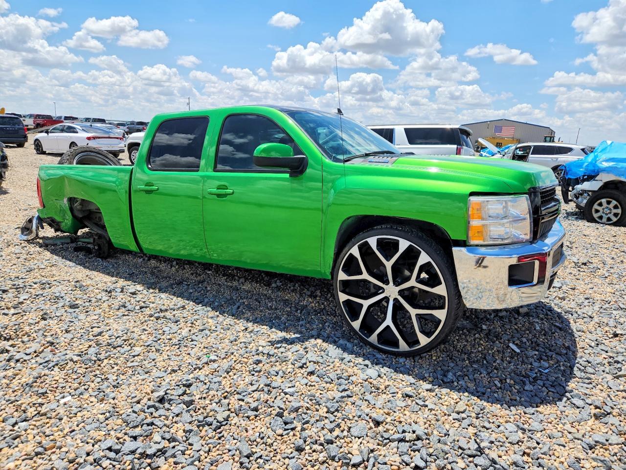 2008 Chevrolet Silverado C1500 Green vin: 3GCEC13C28G116784
