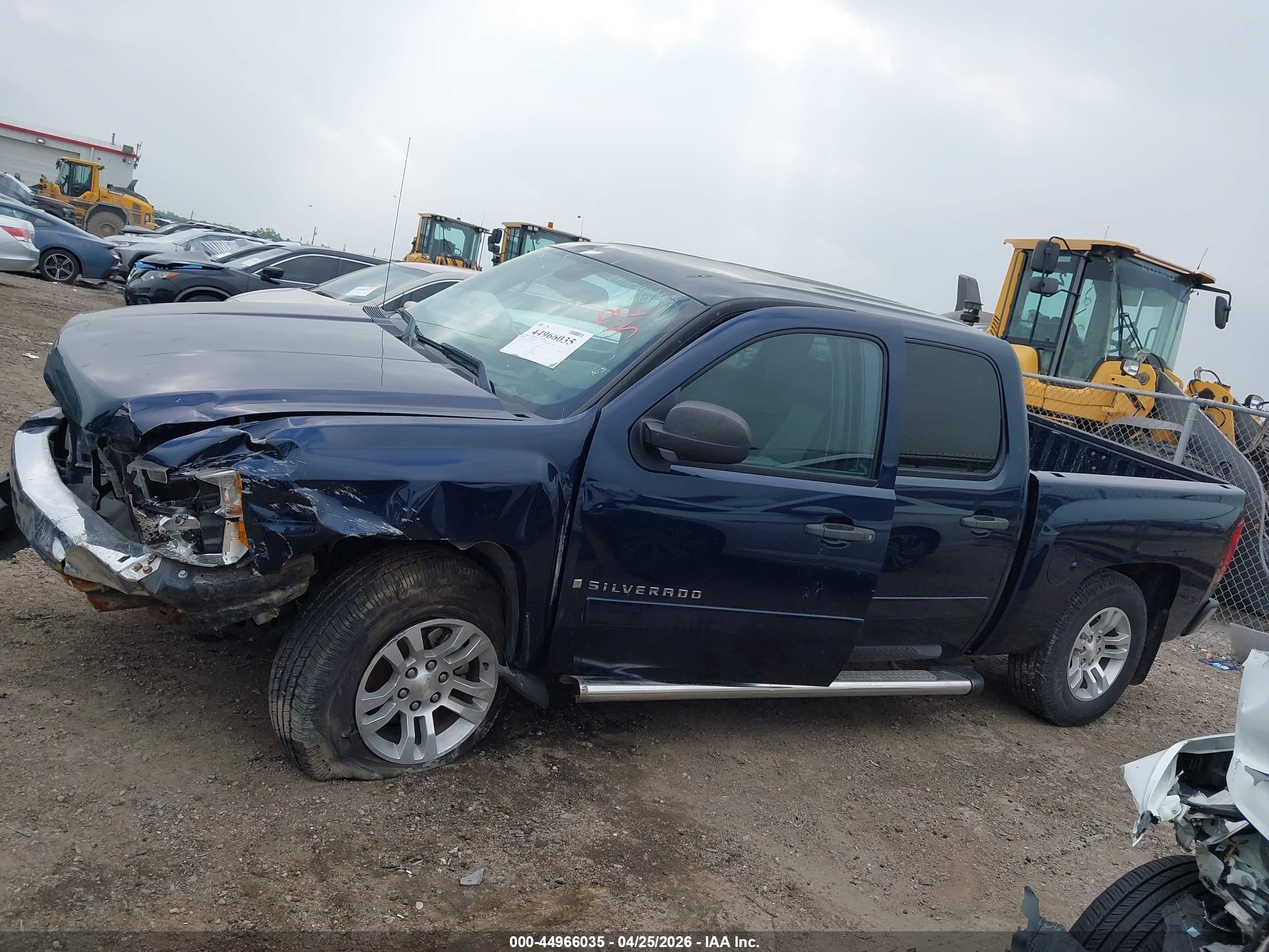 2008 Chevrolet Silverado 1500 Ls Blue vin: 3GCEC13C28G245088