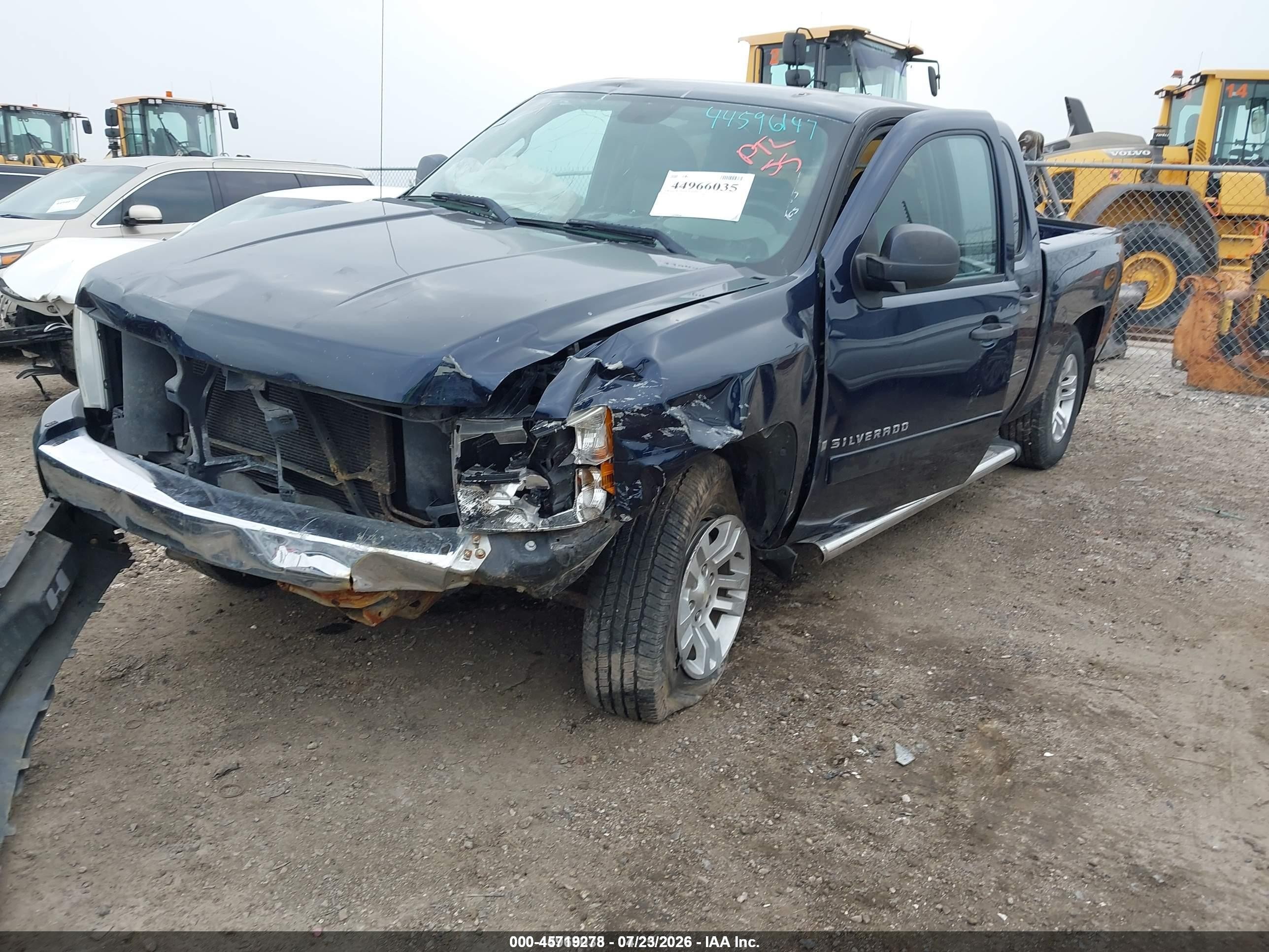 2008 Chevrolet Silverado 1500 Ls Синий vin: 3GCEC13C28G245088