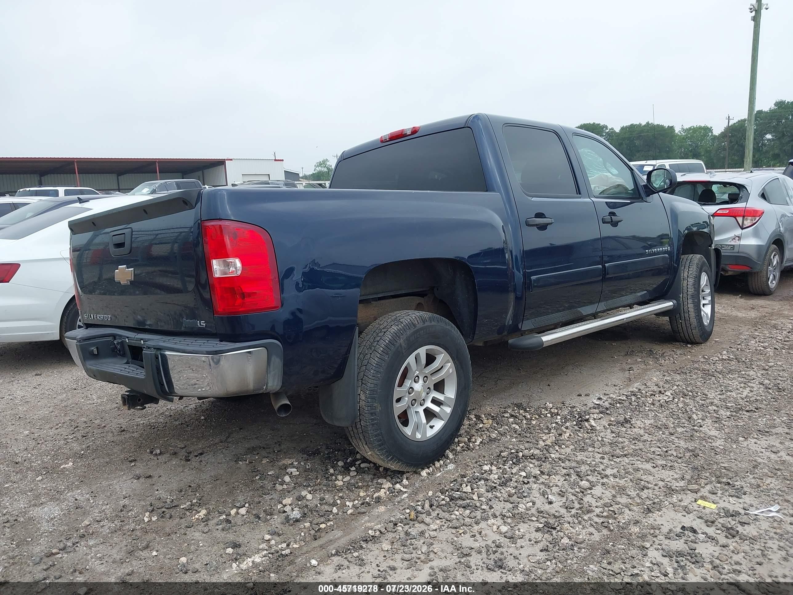 2008 Chevrolet Silverado 1500 Ls Синий vin: 3GCEC13C28G245088