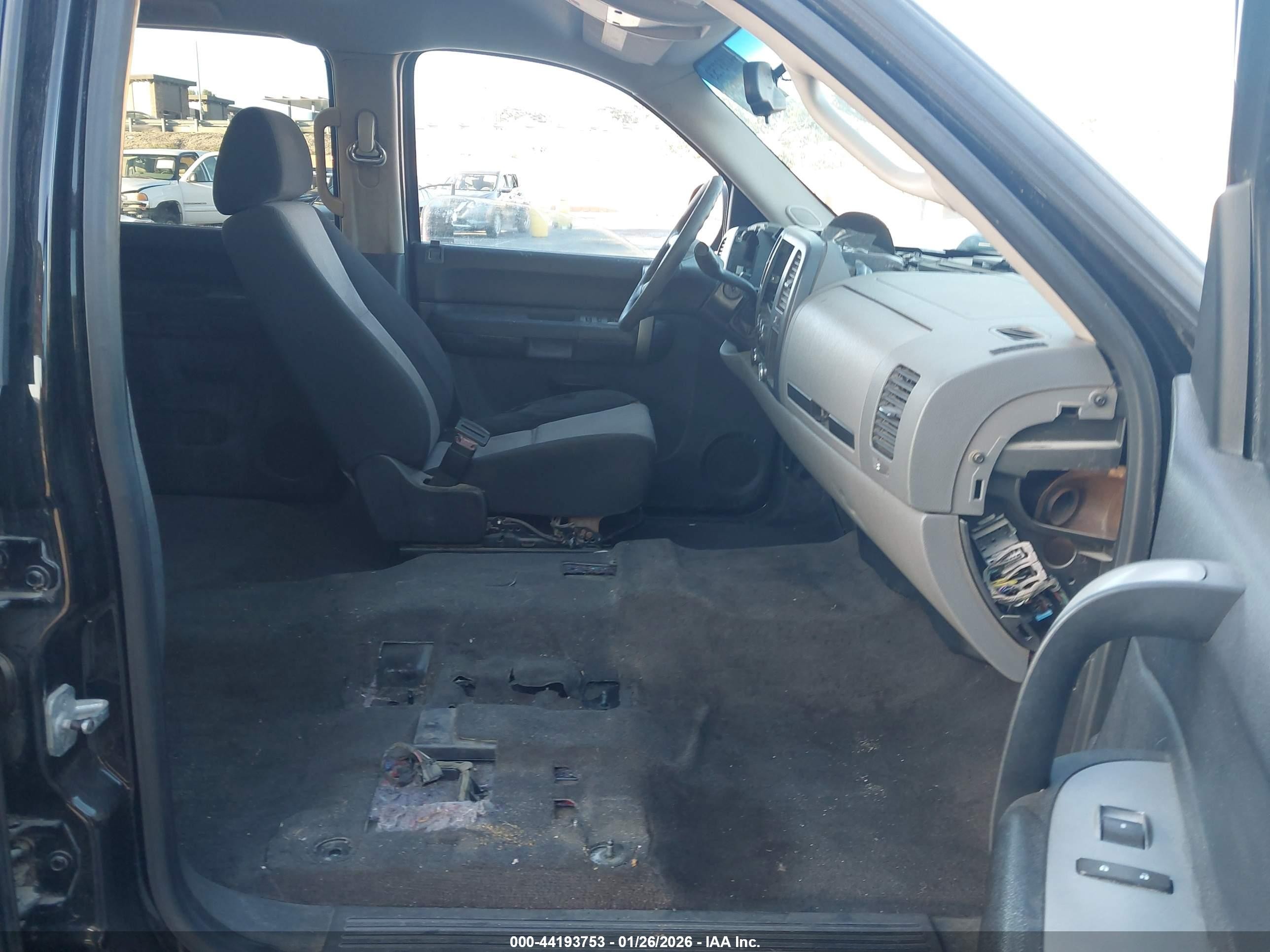 2009 Chevrolet Silverado 1500 Ls Black vin: 3GCEC13C29G114552