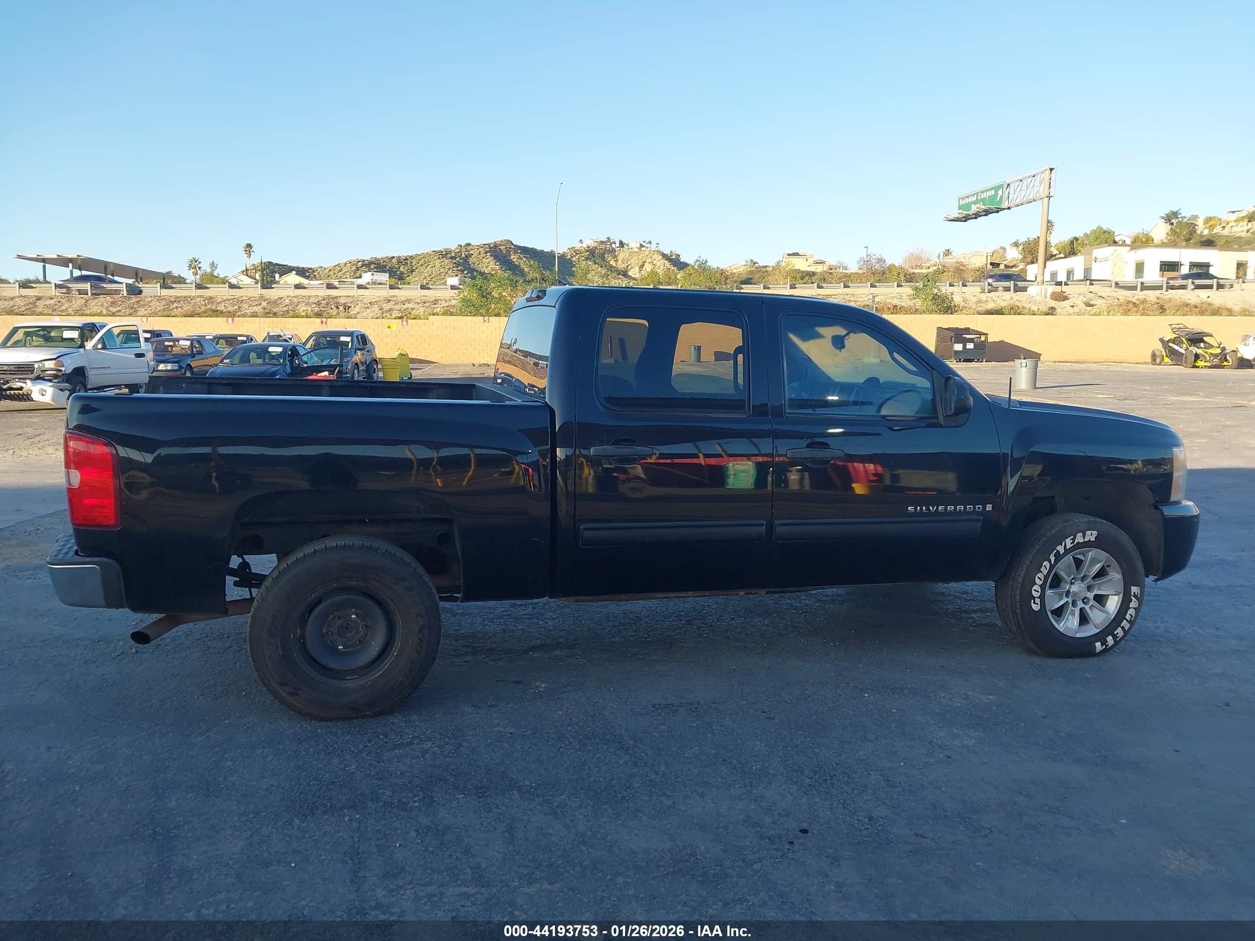 2009 Chevrolet Silverado 1500 Ls Black vin: 3GCEC13C29G114552