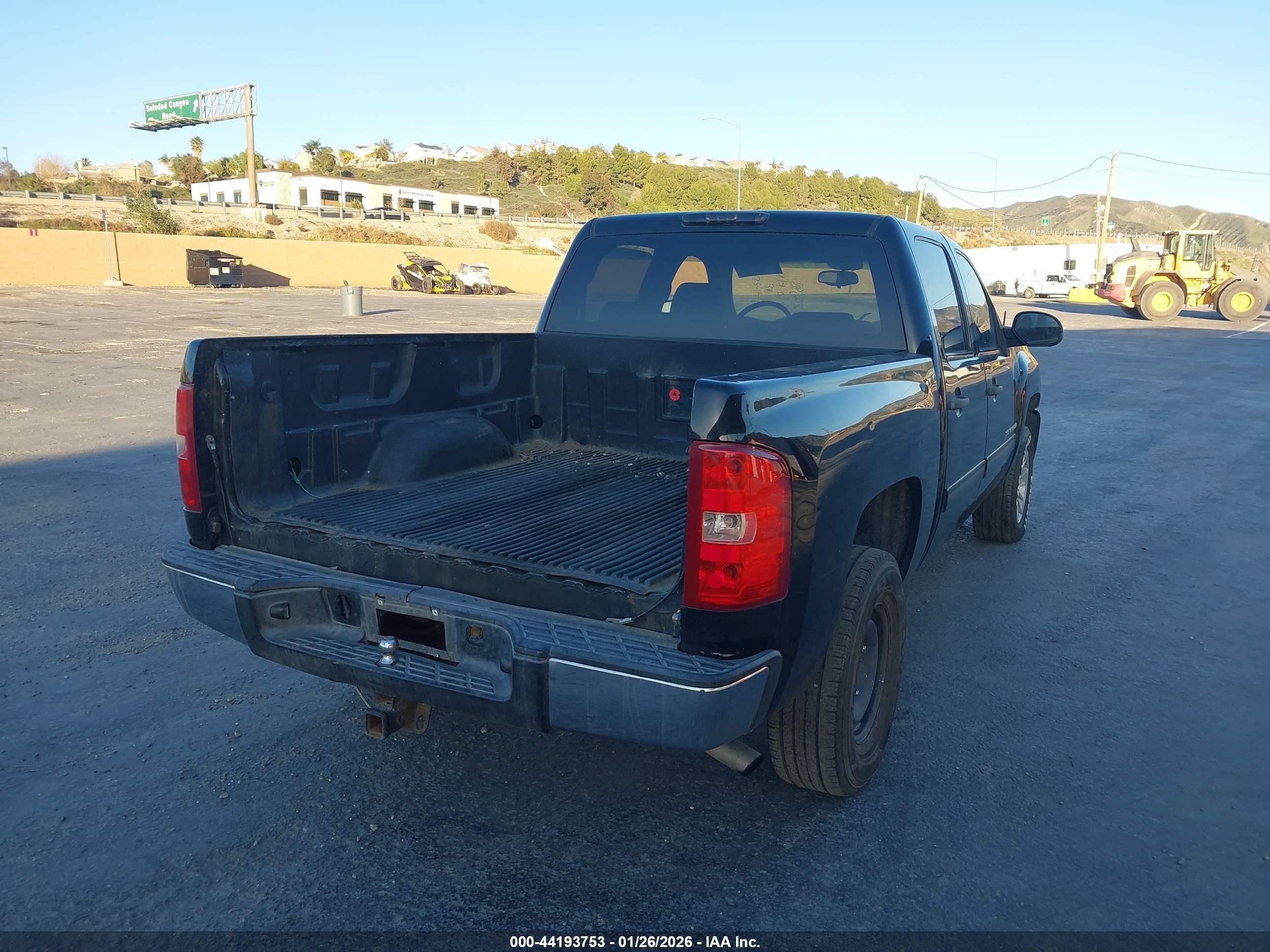 2009 Chevrolet Silverado 1500 Ls Black vin: 3GCEC13C29G114552