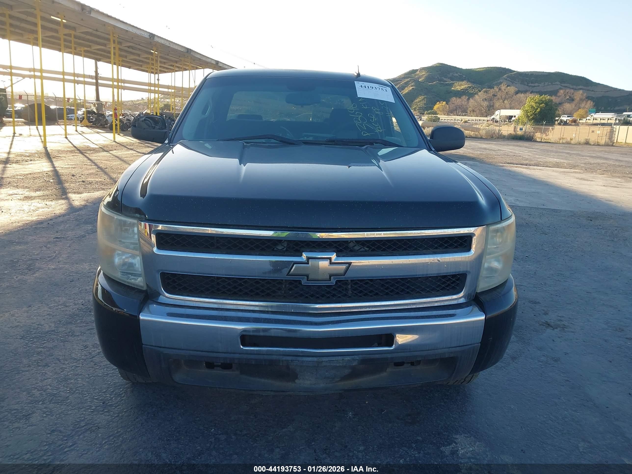 2009 Chevrolet Silverado 1500 Ls Black vin: 3GCEC13C29G114552