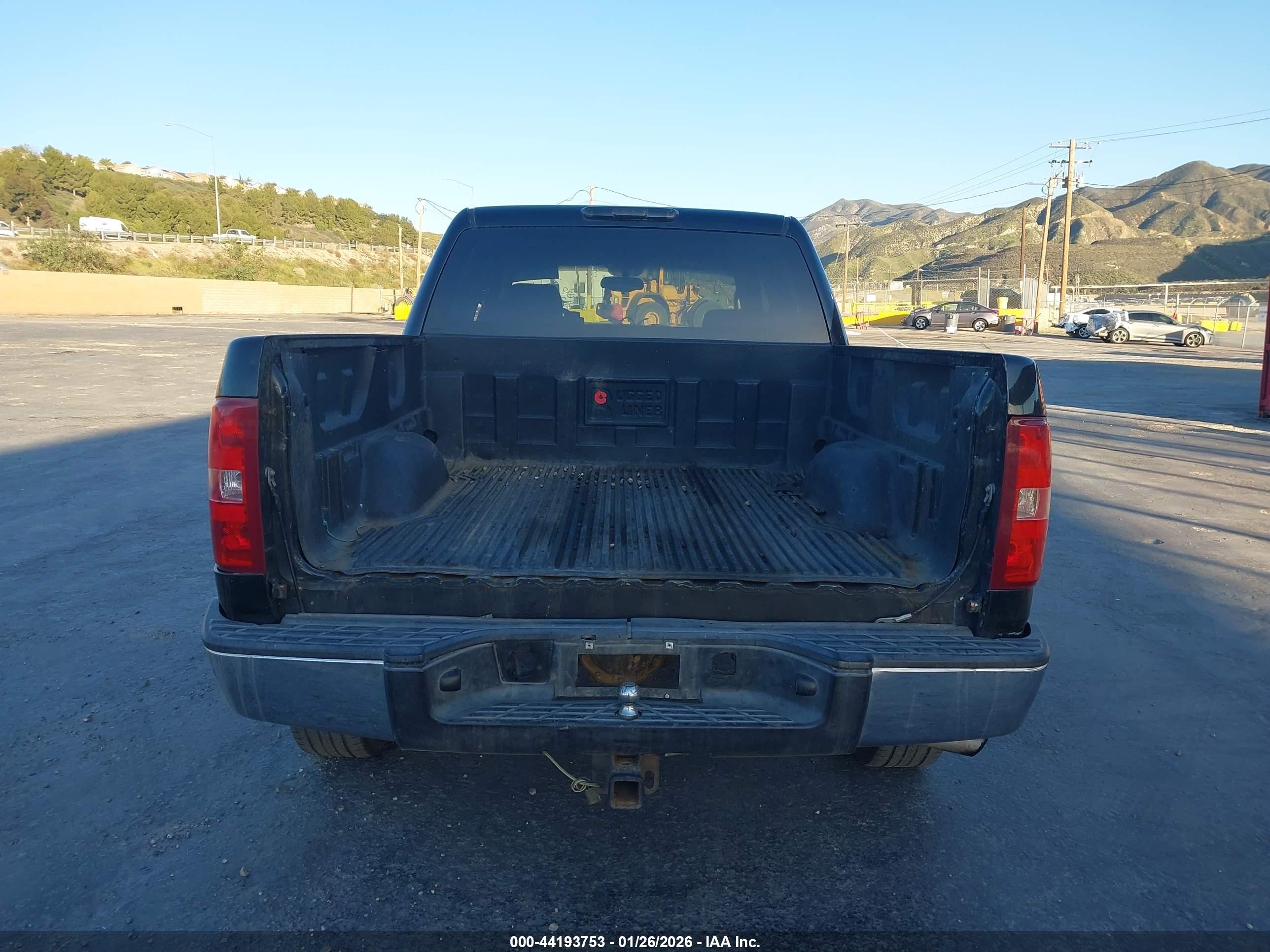 2009 Chevrolet Silverado 1500 Ls Black vin: 3GCEC13C29G114552