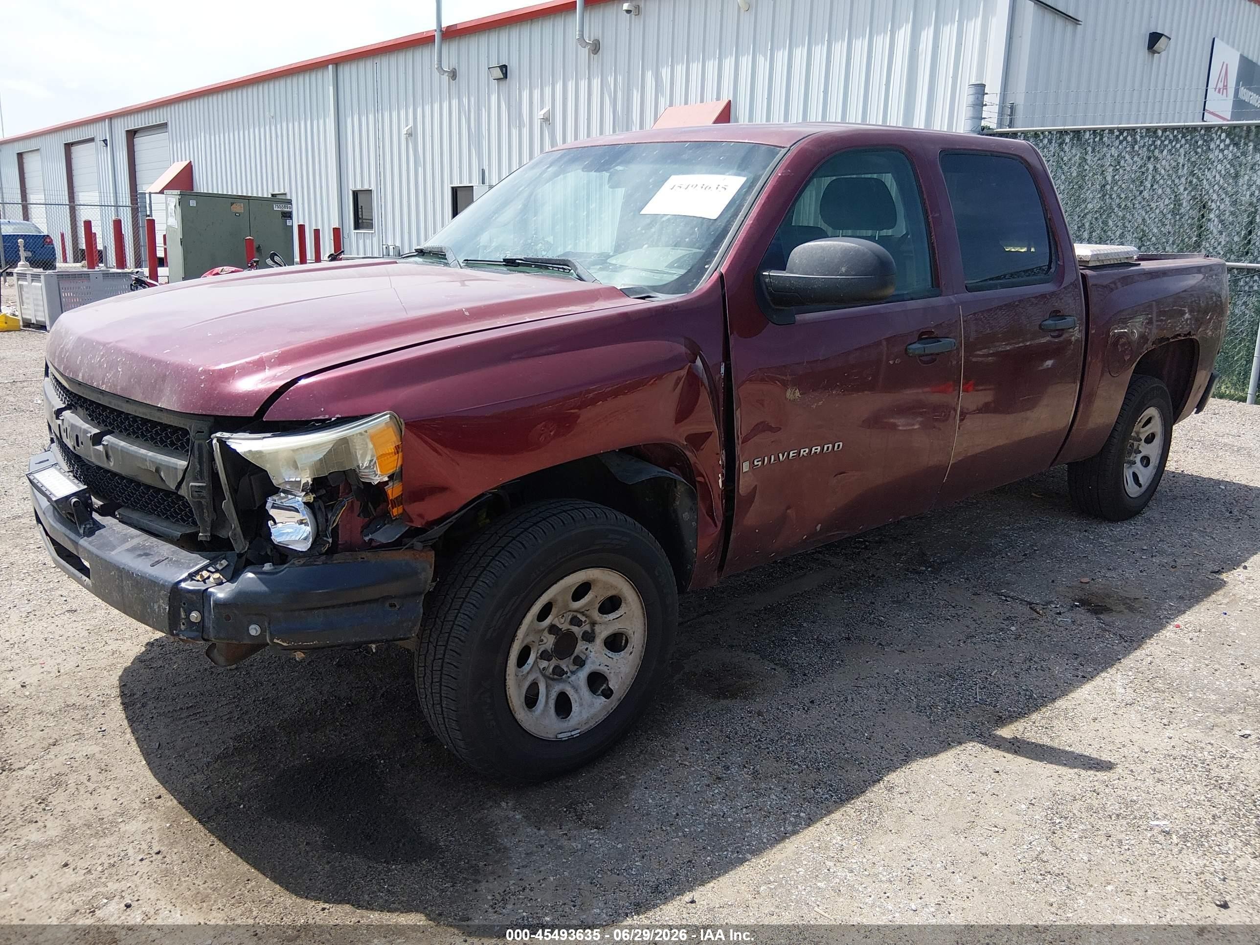 2009 Chevrolet Silverado 1500 Work Truck Maroon vin: 3GCEC13C39G215325