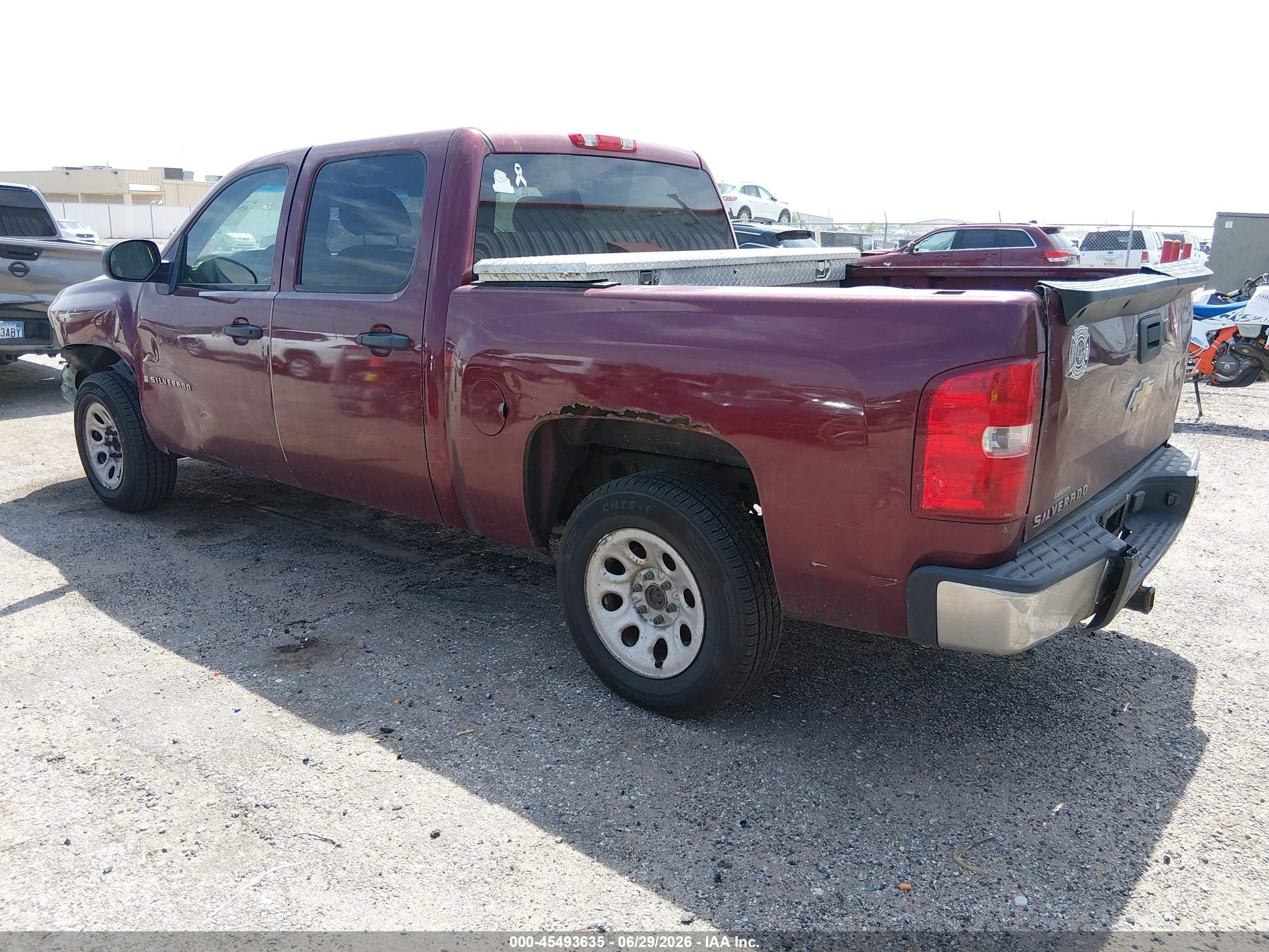 2009 Chevrolet Silverado 1500 Work Truck Maroon vin: 3GCEC13C39G215325