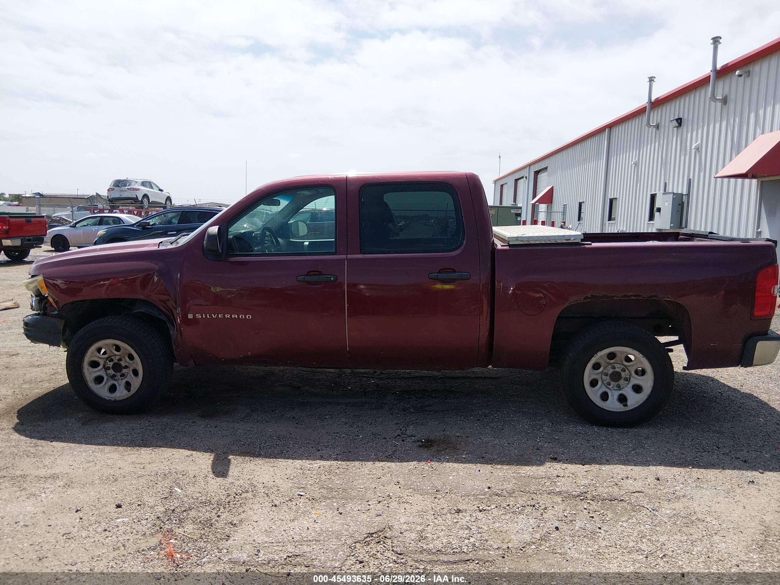 2009 Chevrolet Silverado 1500 Work Truck Maroon vin: 3GCEC13C39G215325