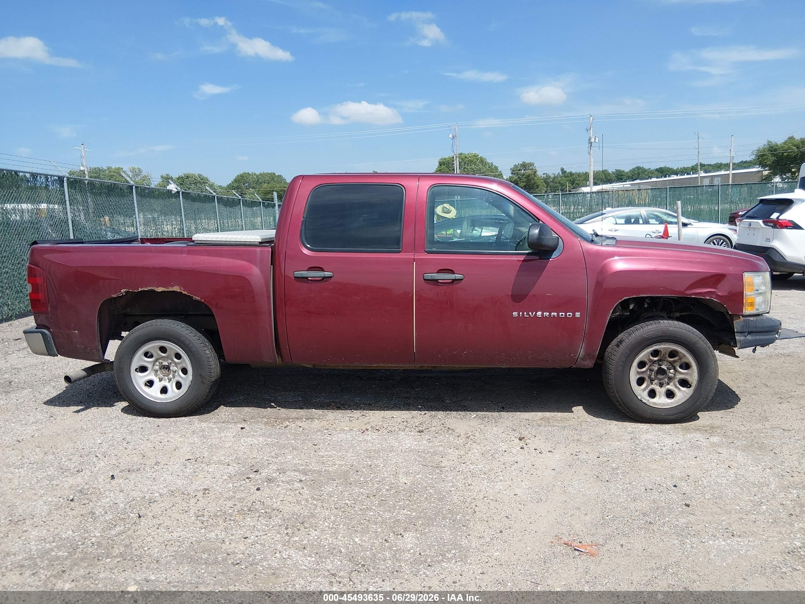 2009 Chevrolet Silverado 1500 Work Truck Maroon vin: 3GCEC13C39G215325