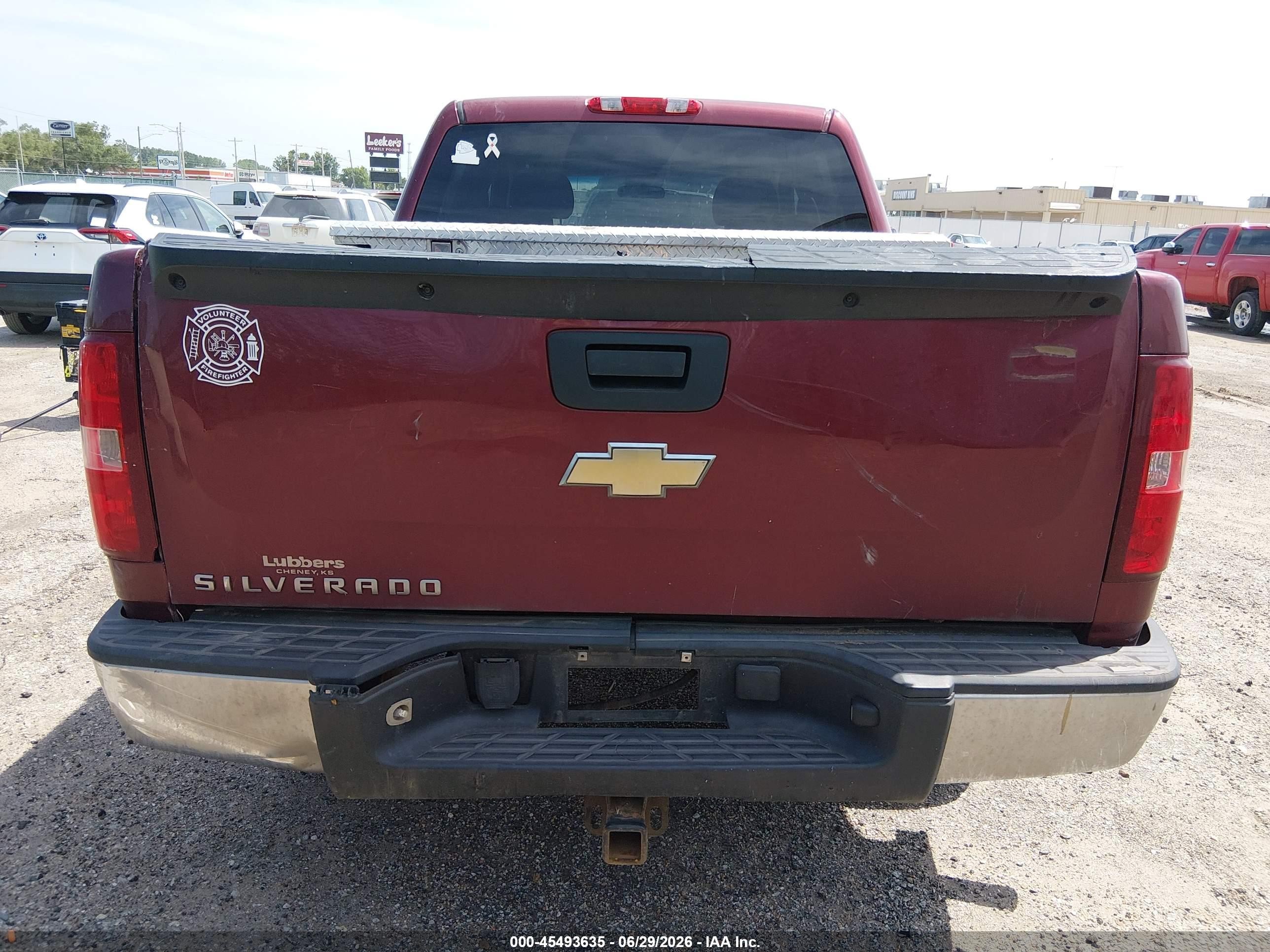 2009 Chevrolet Silverado 1500 Work Truck Maroon vin: 3GCEC13C39G215325