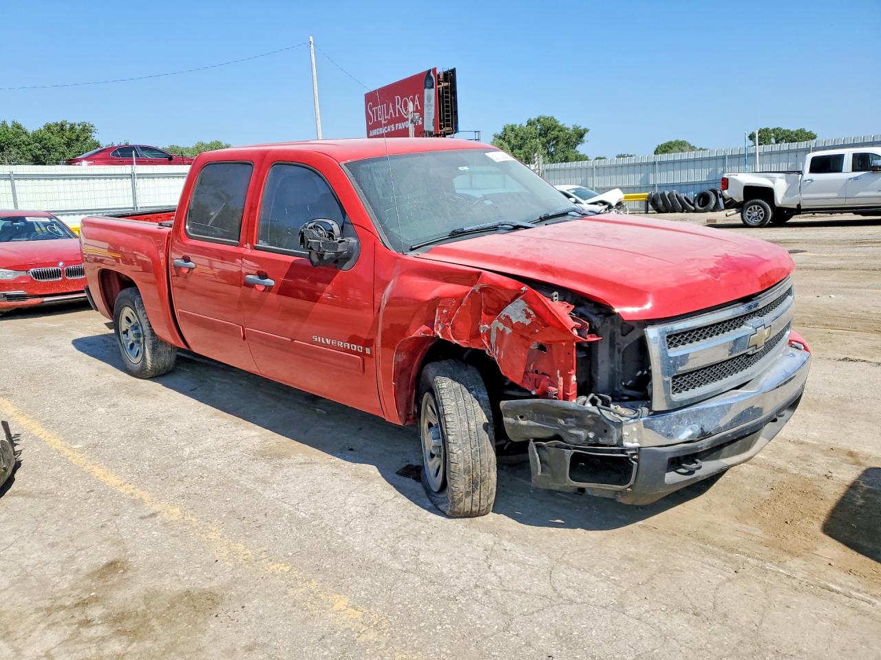 2008 Chevrolet Silverado C1500 Красный vin: 3GCEC13C48G124563