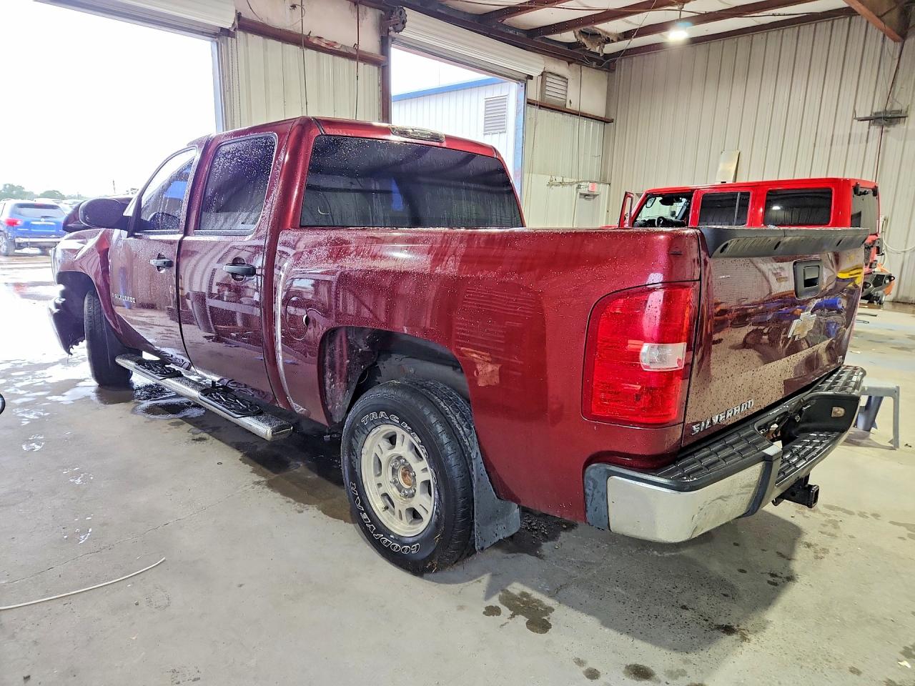 2008 Chevrolet Silverado C1500 Burgundy vin: 3GCEC13C78G203628