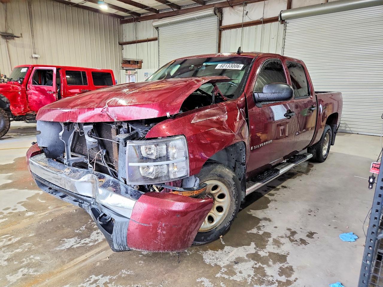 2008 Chevrolet Silverado C1500 Burgundy vin: 3GCEC13C78G203628
