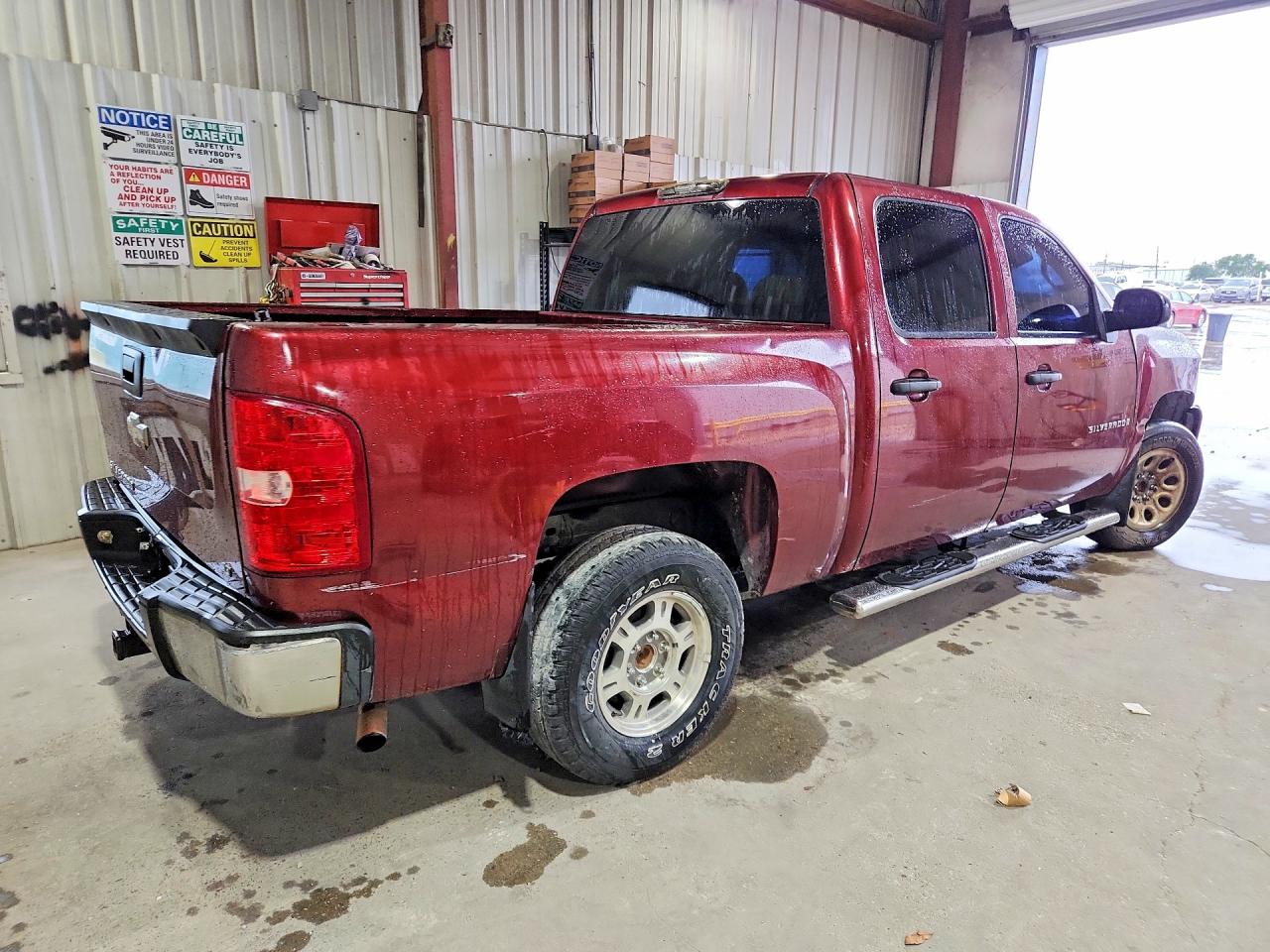 2008 Chevrolet Silverado C1500 Burgundy vin: 3GCEC13C78G203628
