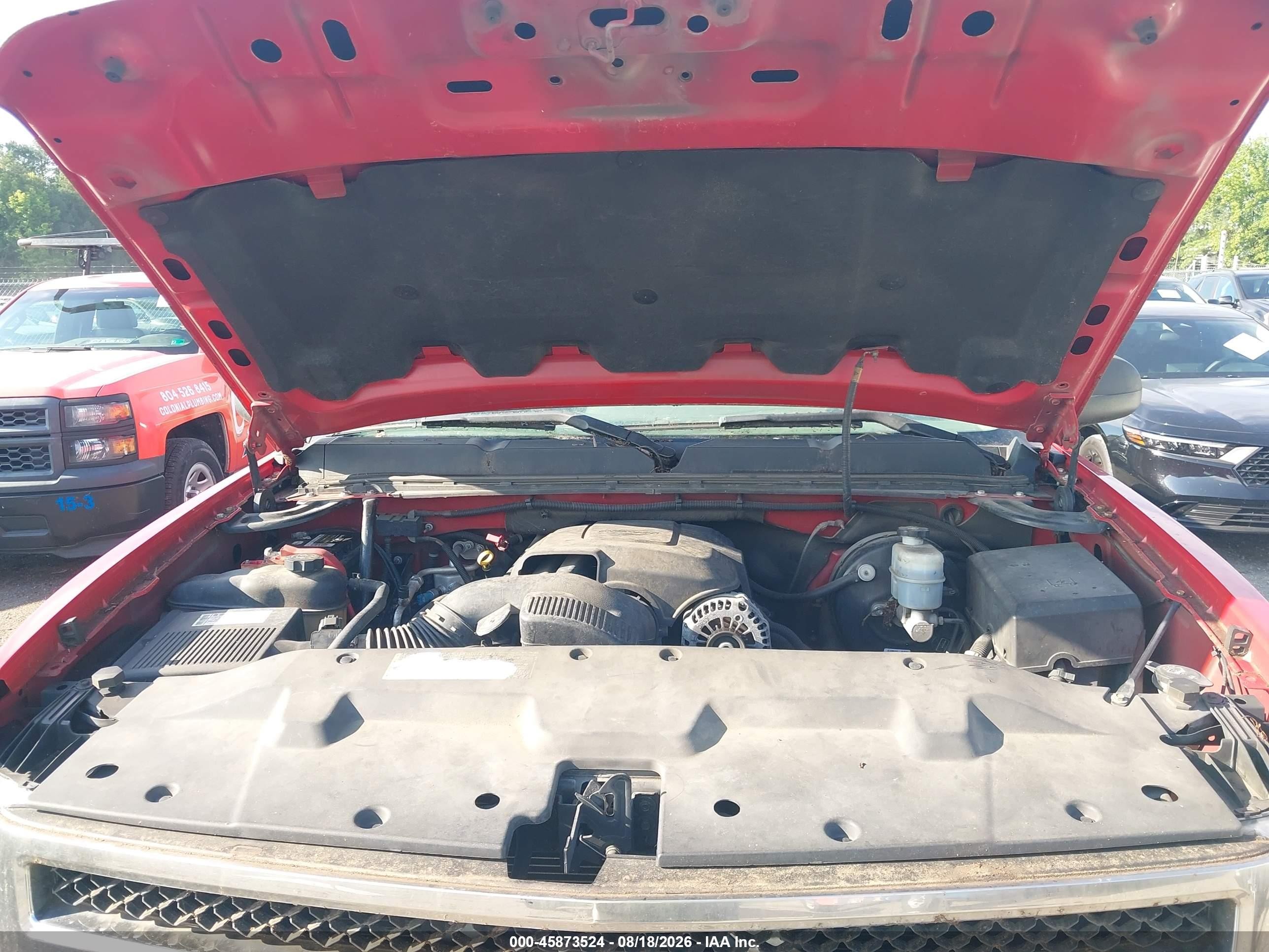 2009 Chevrolet Silverado 1500 Ls Красный vin: 3GCEC13C79G114997