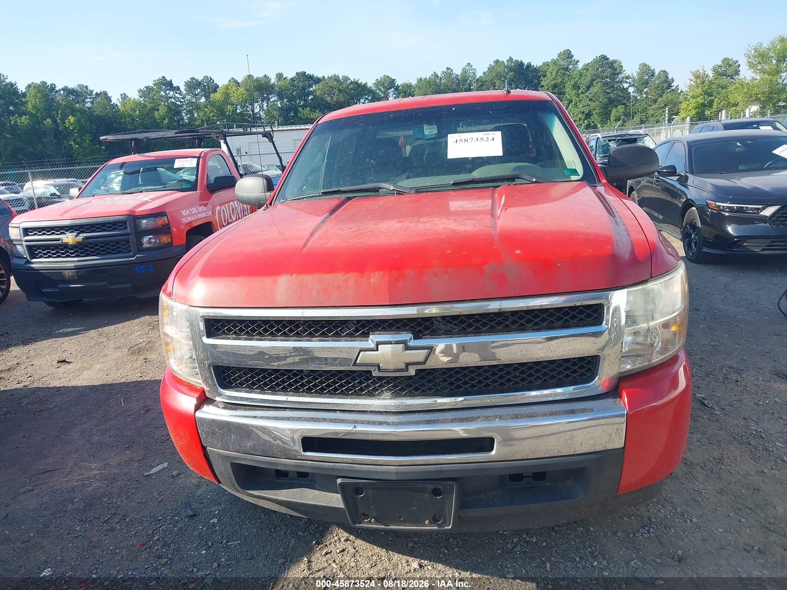 2009 Chevrolet Silverado 1500 Ls Красный vin: 3GCEC13C79G114997