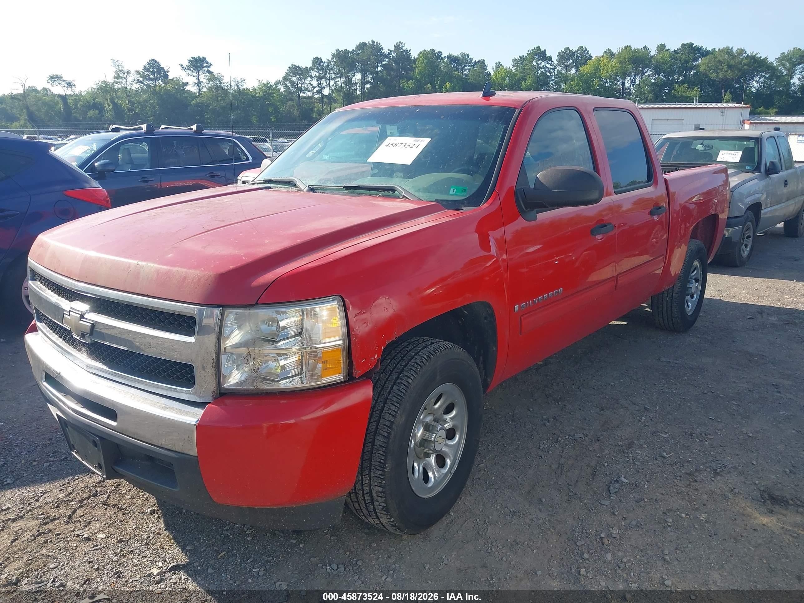 2009 Chevrolet Silverado 1500 Ls Красный vin: 3GCEC13C79G114997