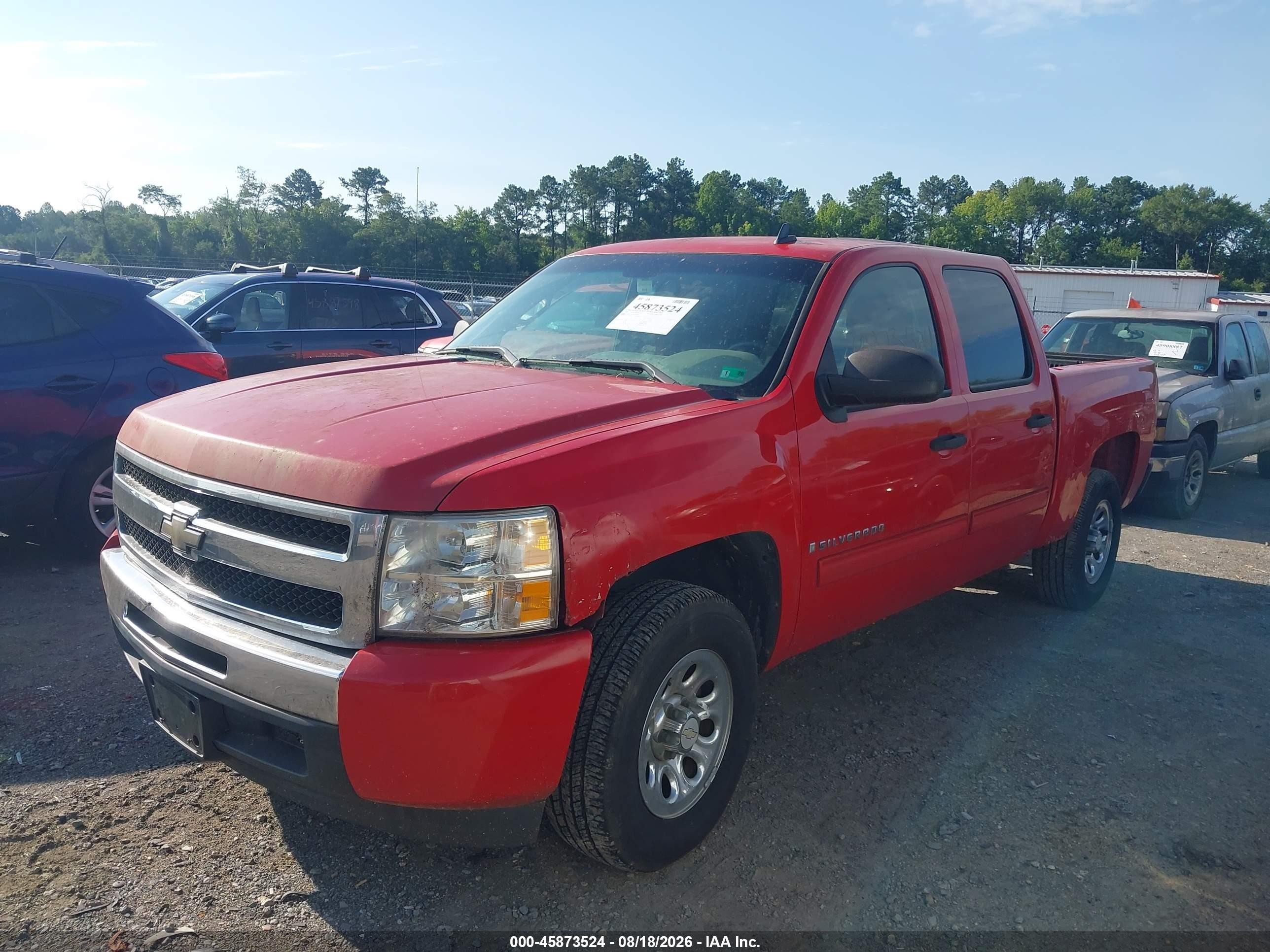 2009 Chevrolet Silverado 1500 Ls Красный vin: 3GCEC13C79G114997