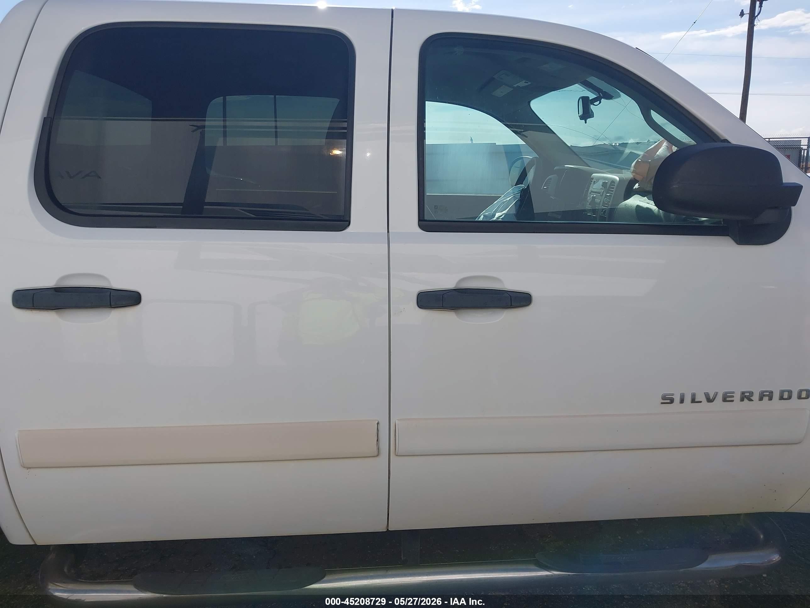 2008 Chevrolet Silverado 1500 Ls White vin: 3GCEC13C88G203864