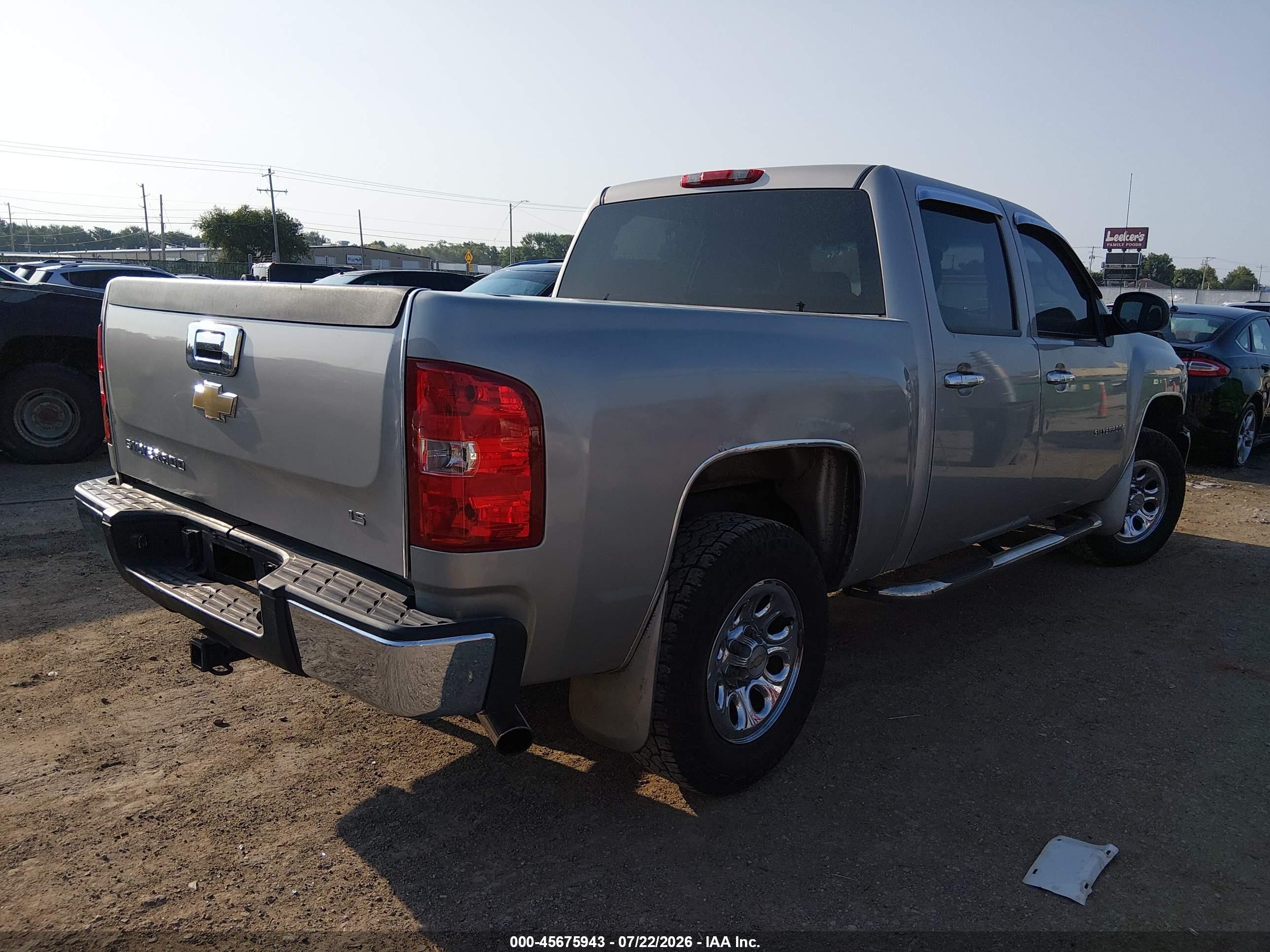 2008 Chevrolet Silverado 1500 Ls Gray vin: 3GCEC13C88G216064