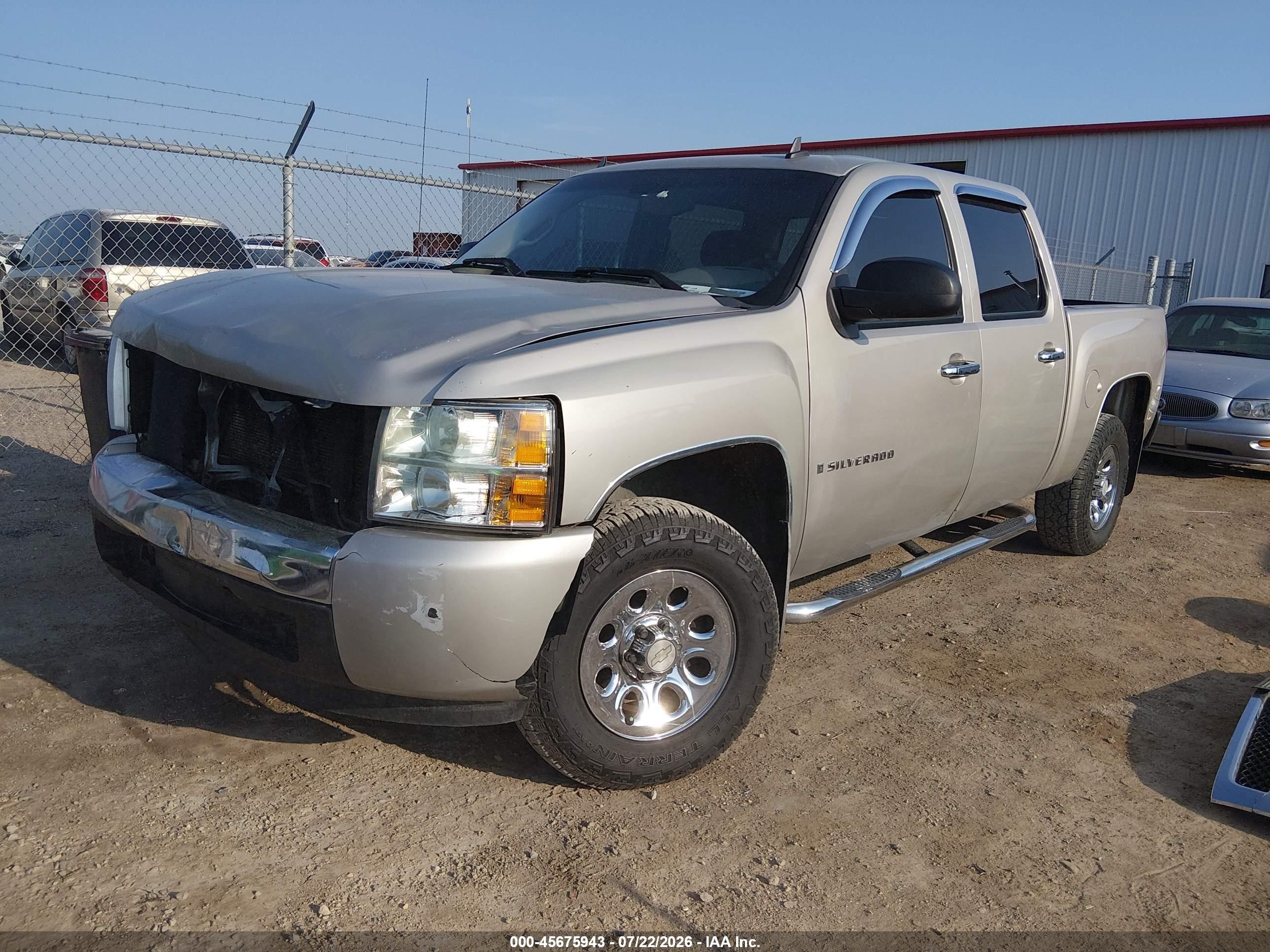 2008 Chevrolet Silverado 1500 Ls Gray vin: 3GCEC13C88G216064