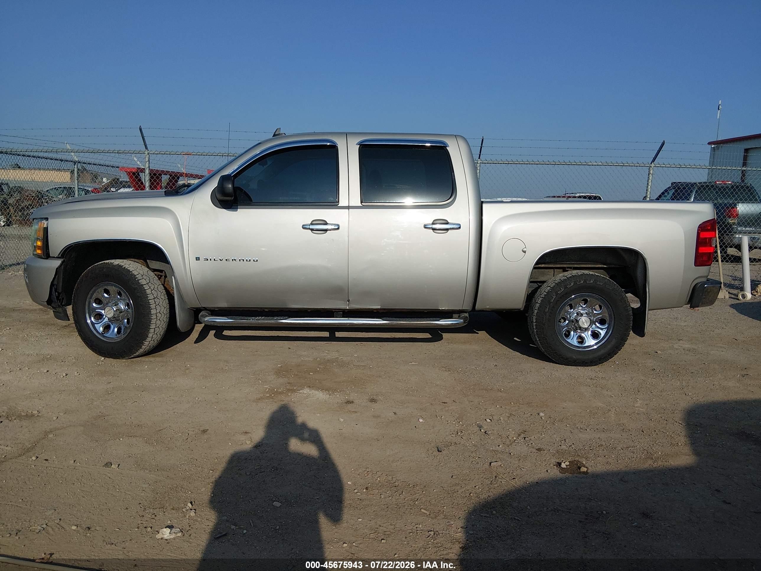 2008 Chevrolet Silverado 1500 Ls Gray vin: 3GCEC13C88G216064