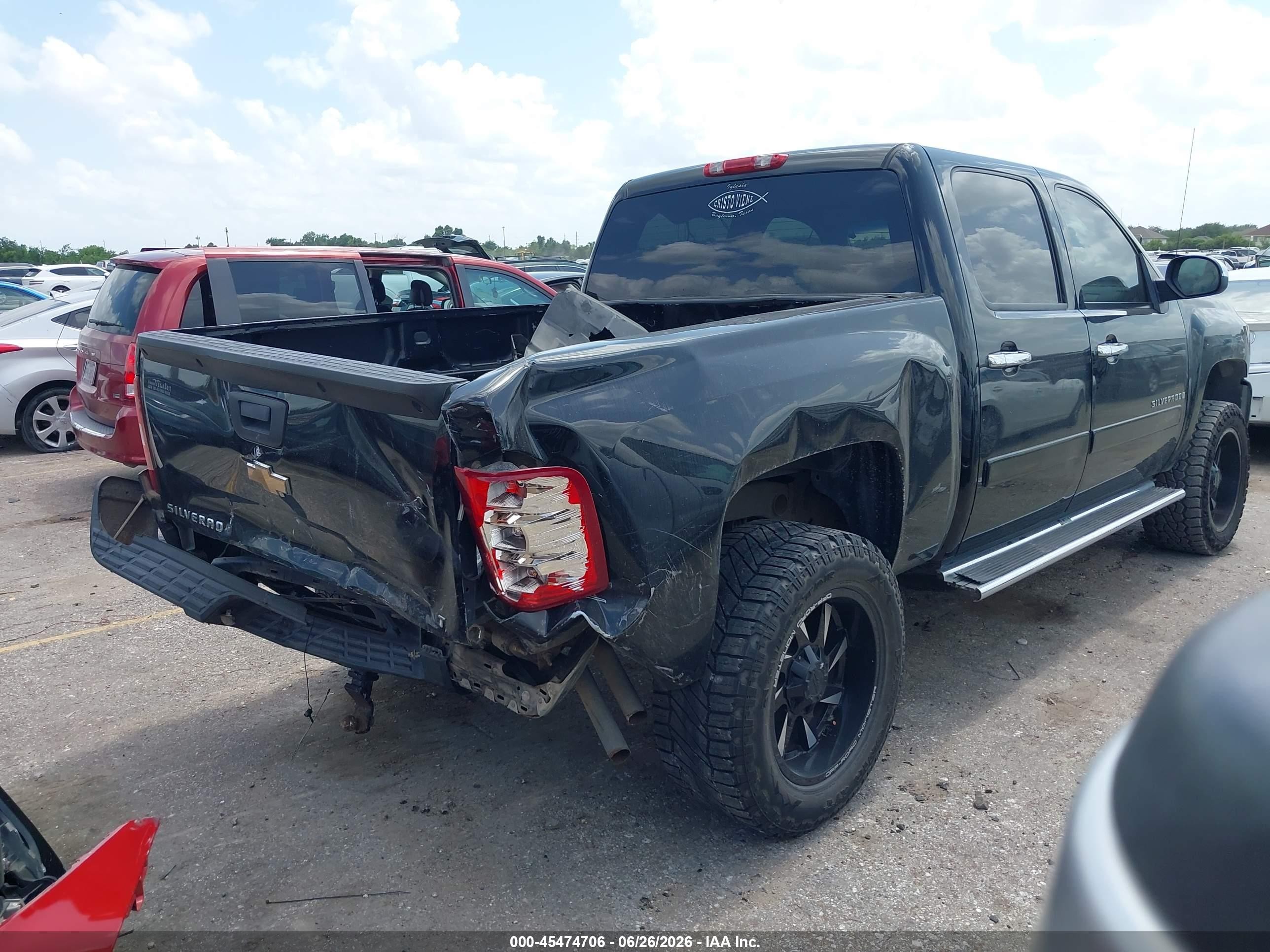 2007 Chevrolet Silverado 1500 Lt1 Black vin: 3GCEC13C97G511978