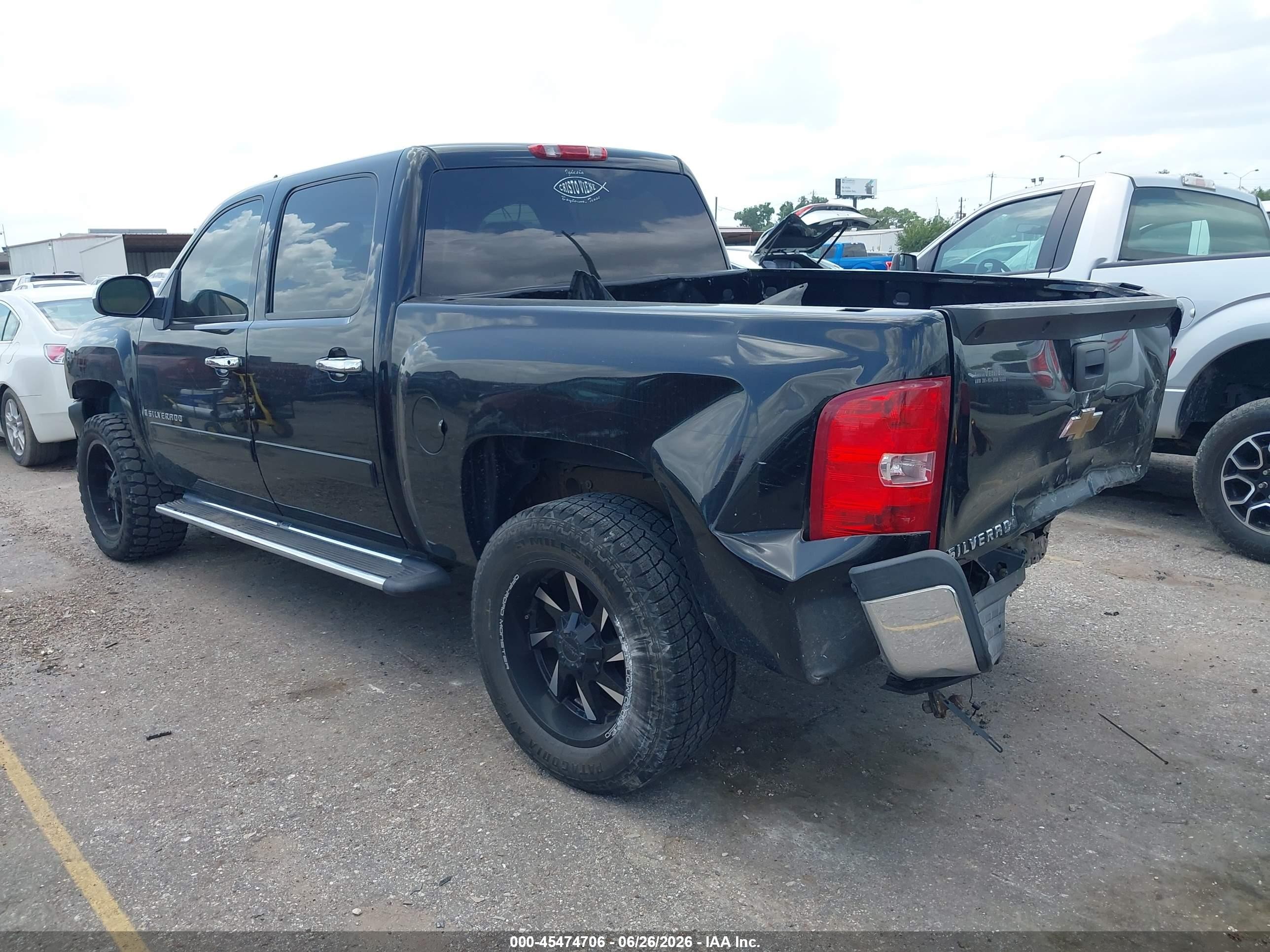 2007 Chevrolet Silverado 1500 Lt1 Black vin: 3GCEC13C97G511978