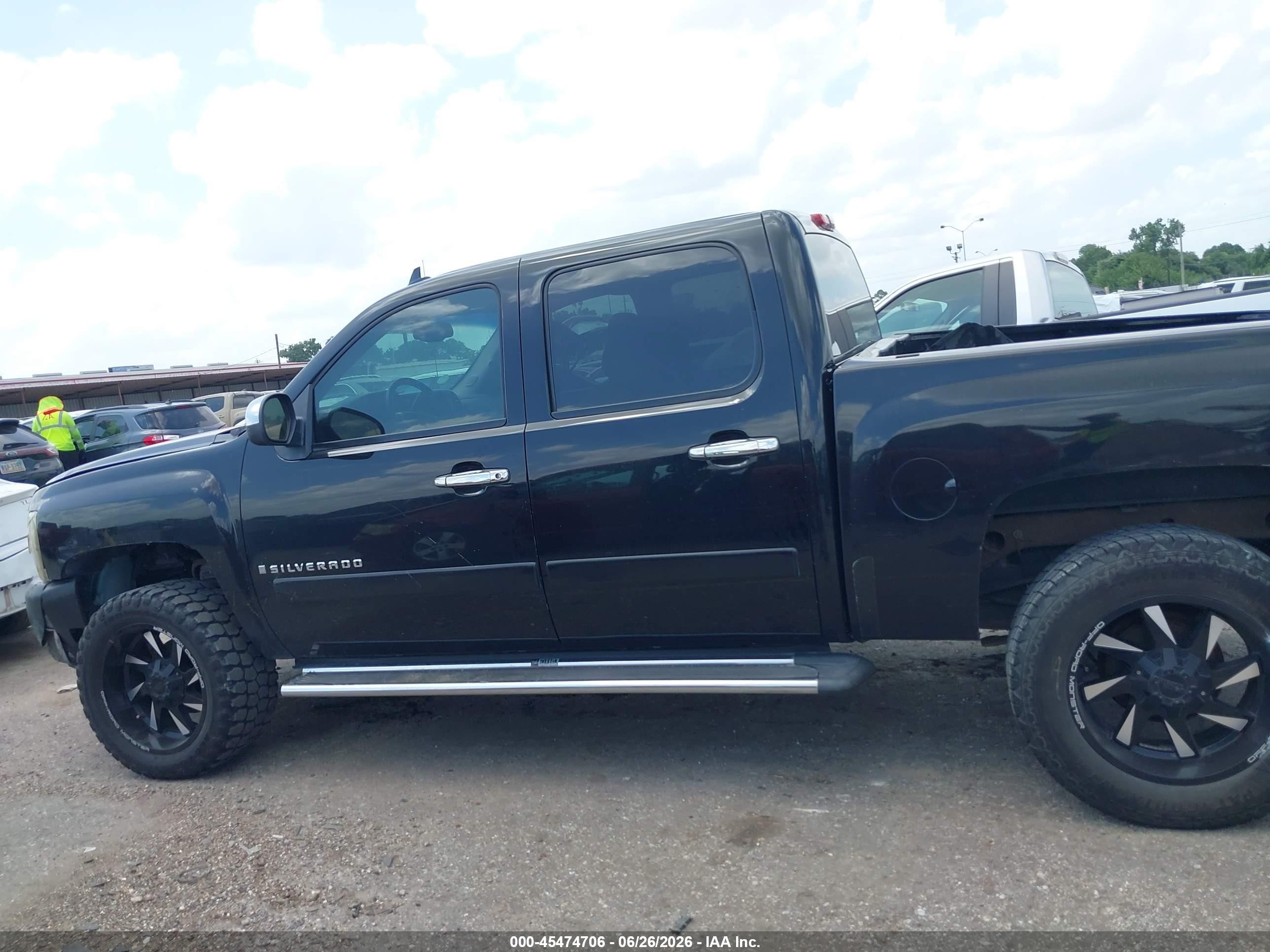 2007 Chevrolet Silverado 1500 Lt1 Black vin: 3GCEC13C97G511978