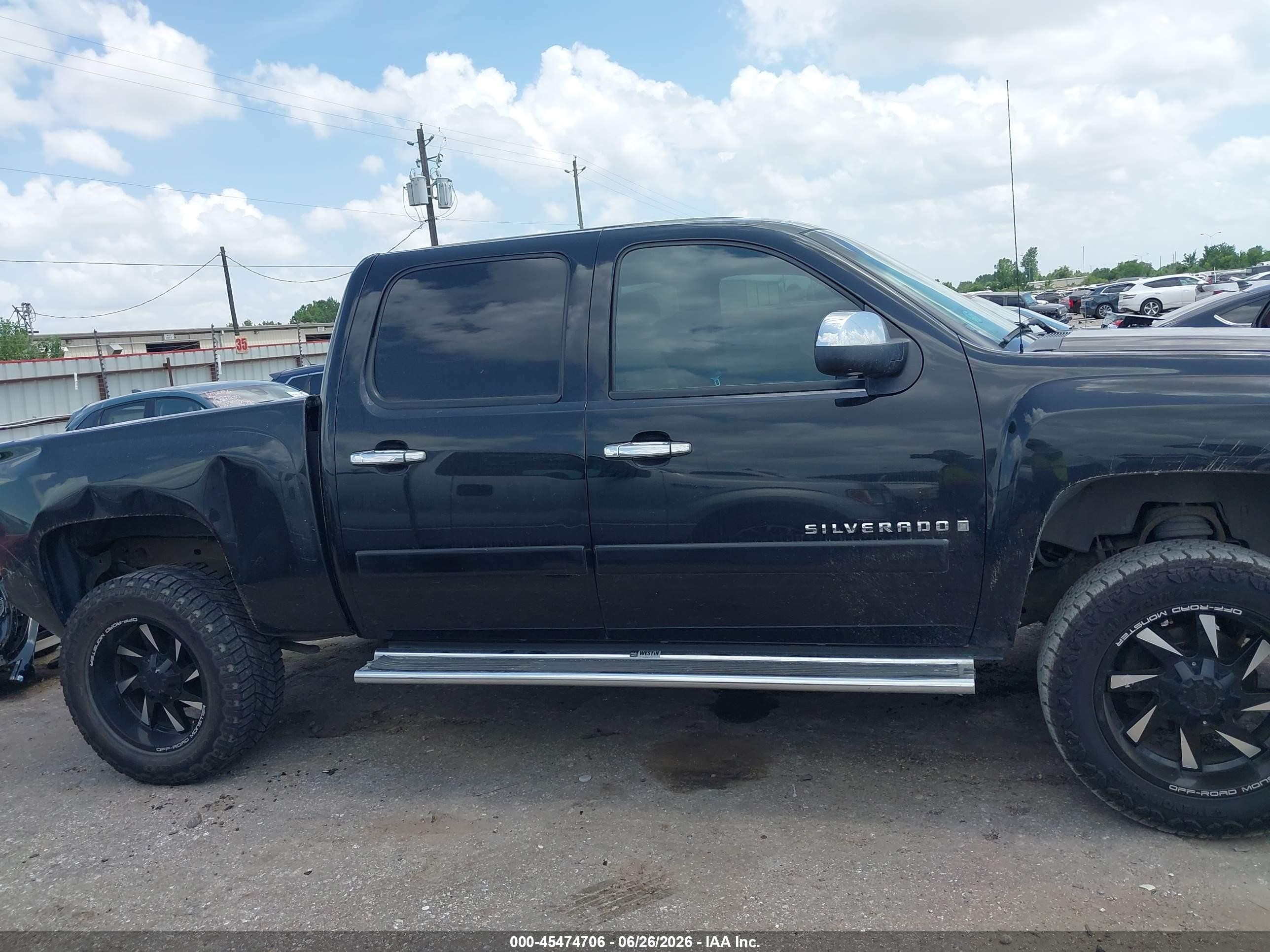 2007 Chevrolet Silverado 1500 Lt1 Black vin: 3GCEC13C97G511978