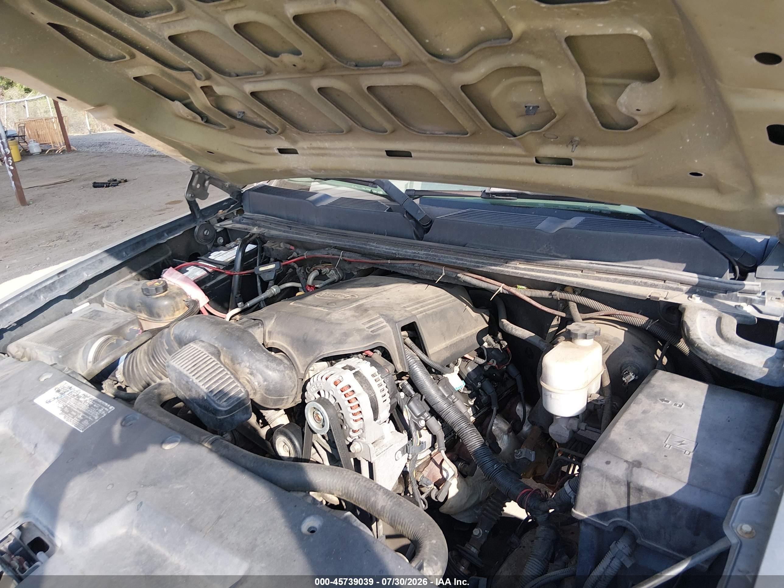 2007 Chevrolet Silverado 1500 Ls Gray vin: 3GCEC13C97G547640
