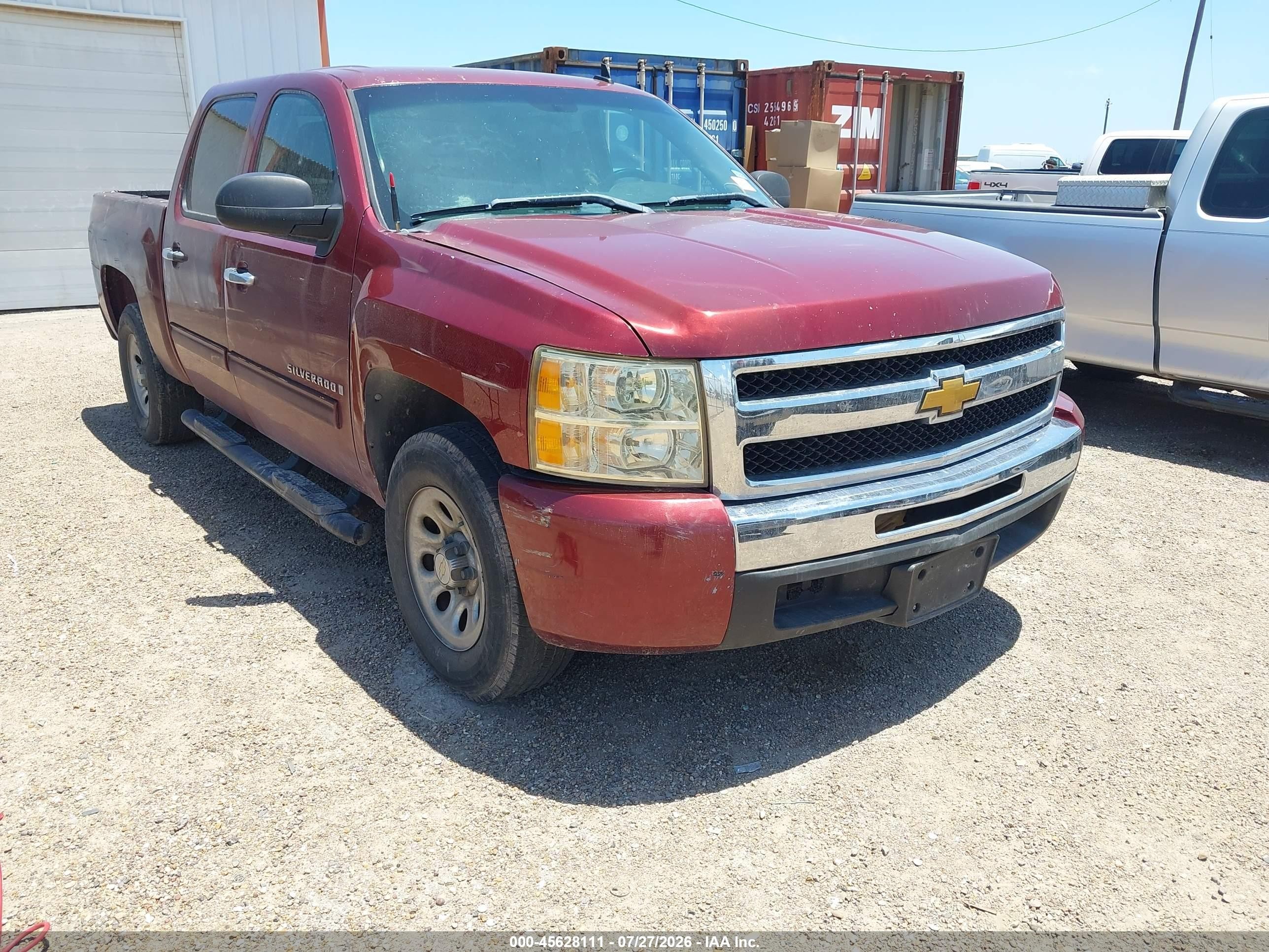 2009 Chevrolet Silverado 1500 Ls Maroon vin: 3GCEC13C99G203695