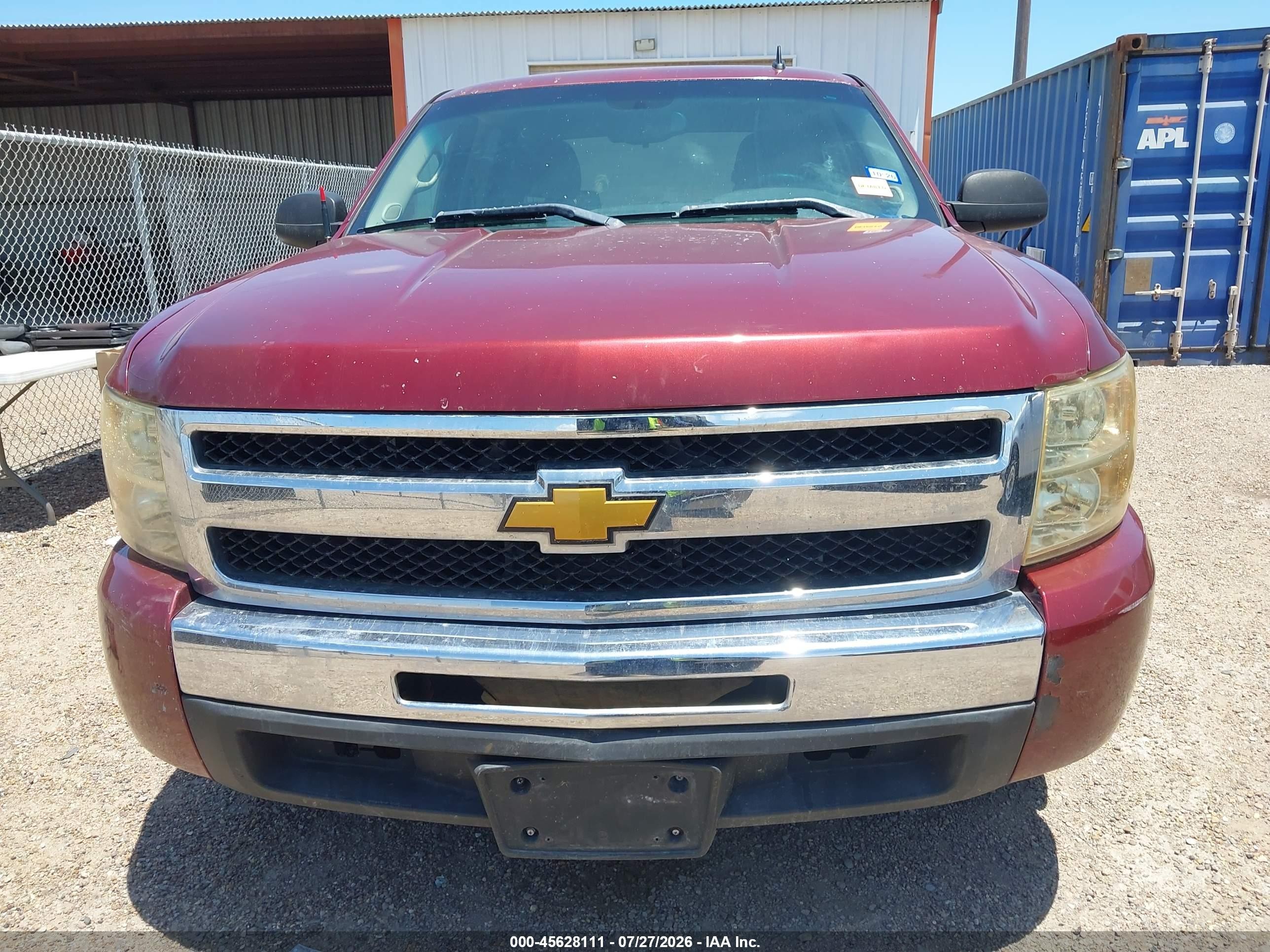 2009 Chevrolet Silverado 1500 Ls Maroon vin: 3GCEC13C99G203695