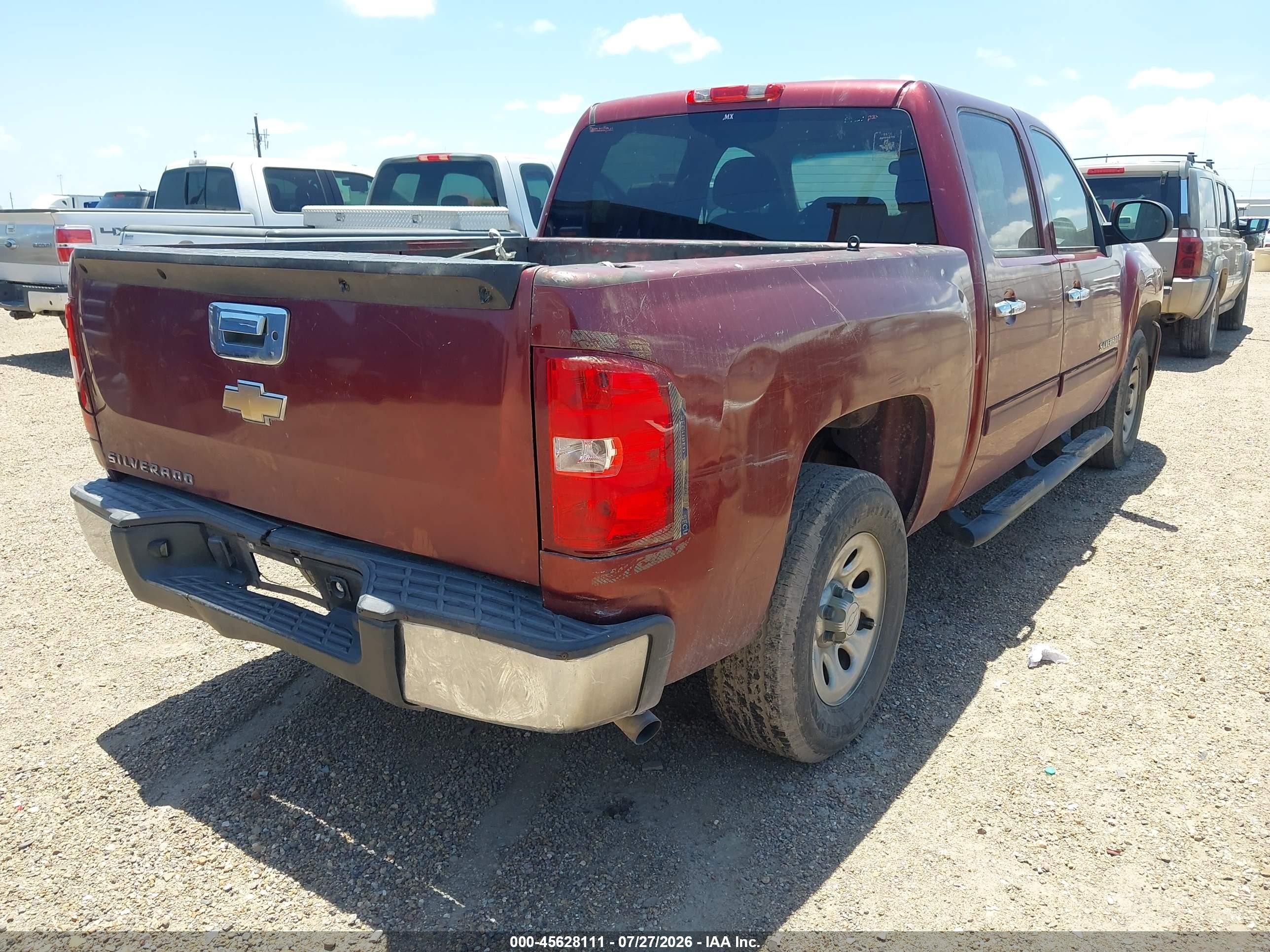 2009 Chevrolet Silverado 1500 Ls Maroon vin: 3GCEC13C99G203695