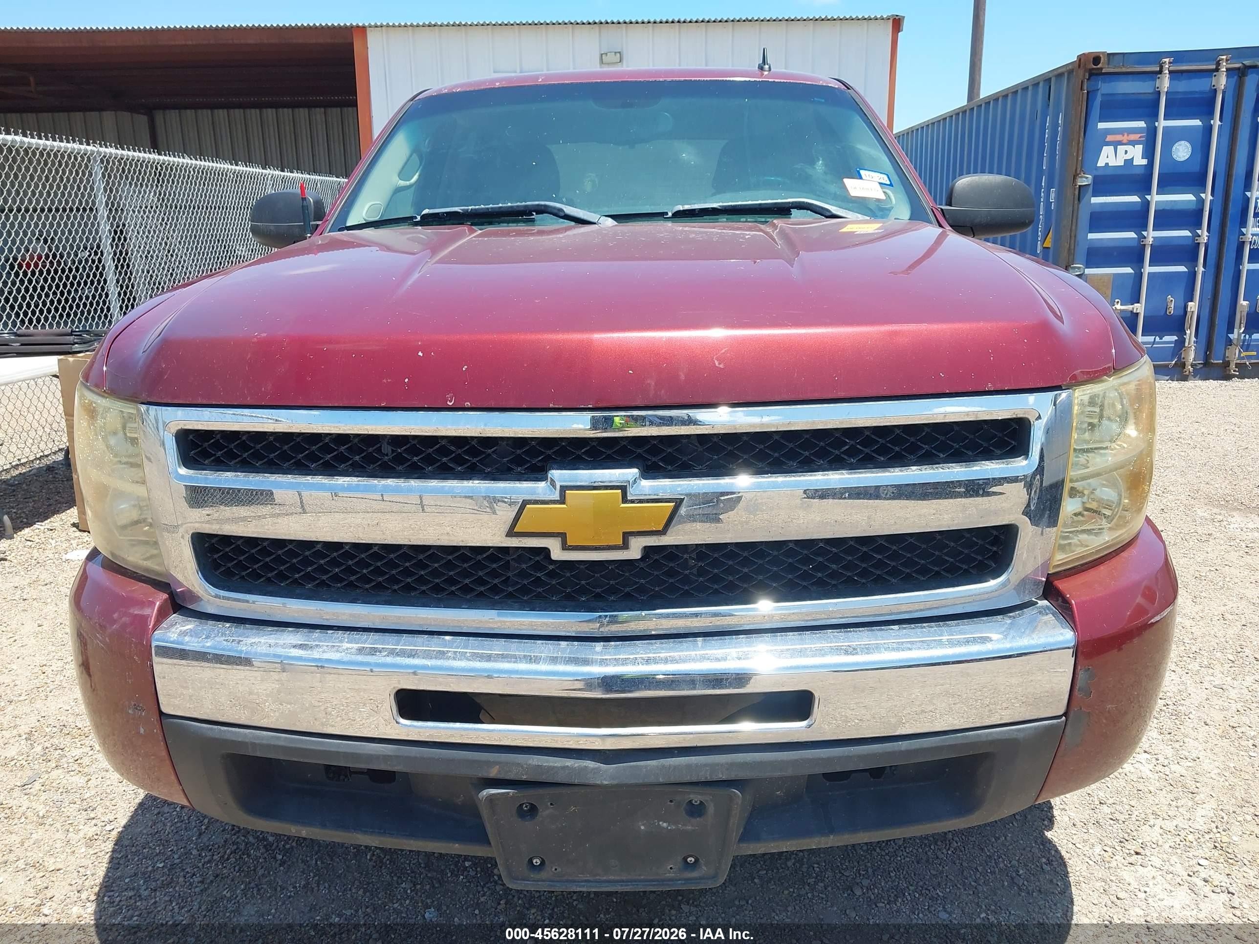 2009 Chevrolet Silverado 1500 Ls Maroon vin: 3GCEC13C99G203695