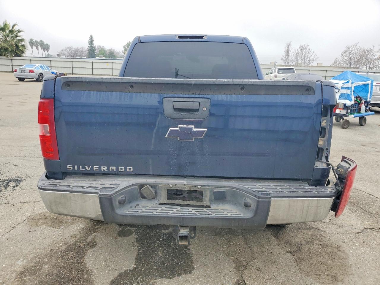 2008 Chevrolet Silverado C1500 Blue vin: 3GCEC13J08G182121