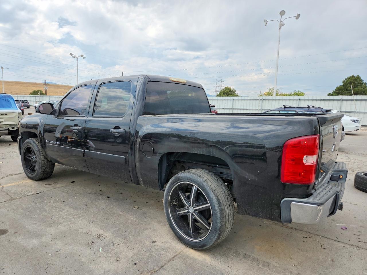 2008 Chevrolet Silverado C1500 Black vin: 3GCEC13J08G190249