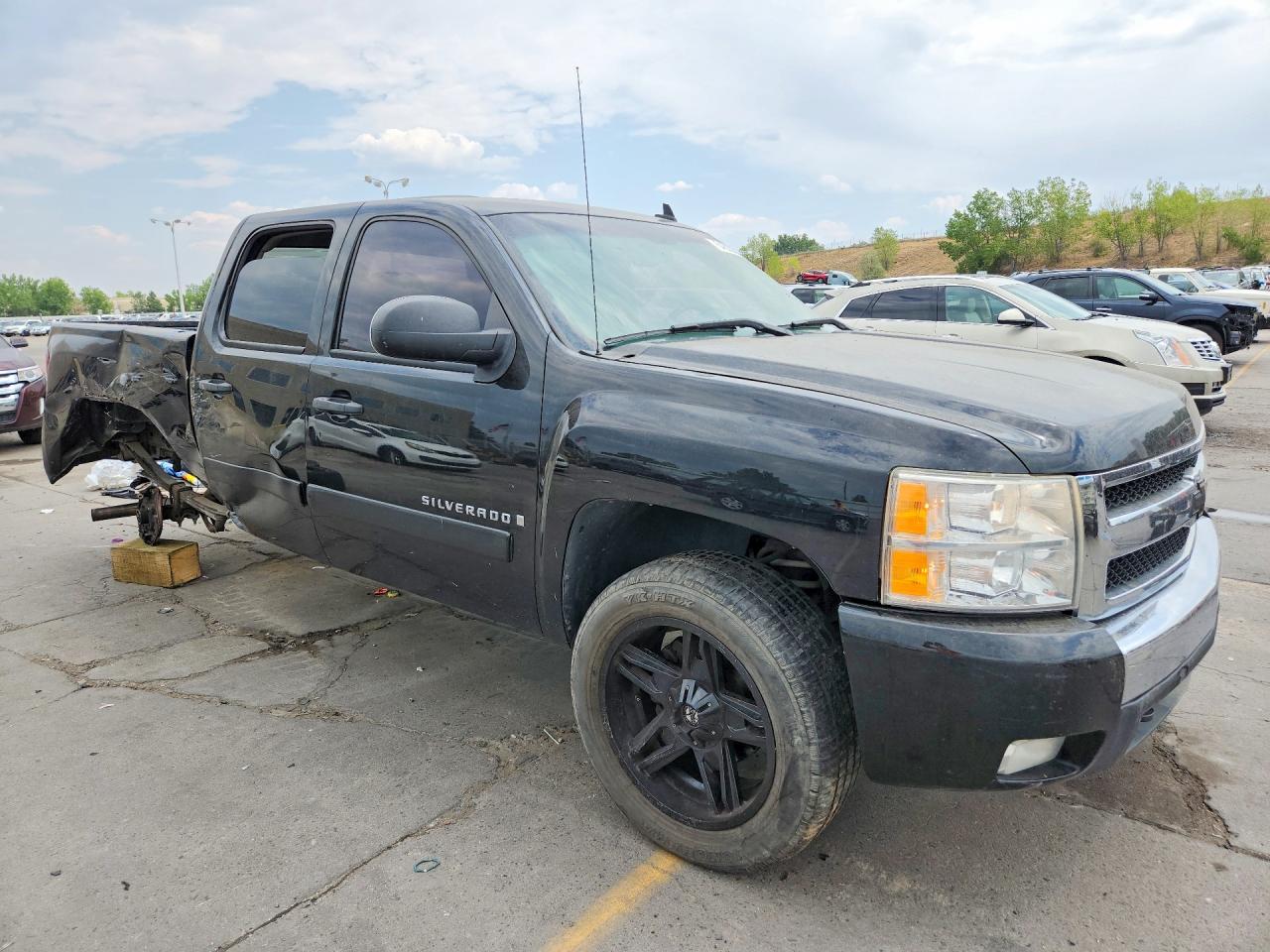 2008 Chevrolet Silverado C1500 Black vin: 3GCEC13J08G190249