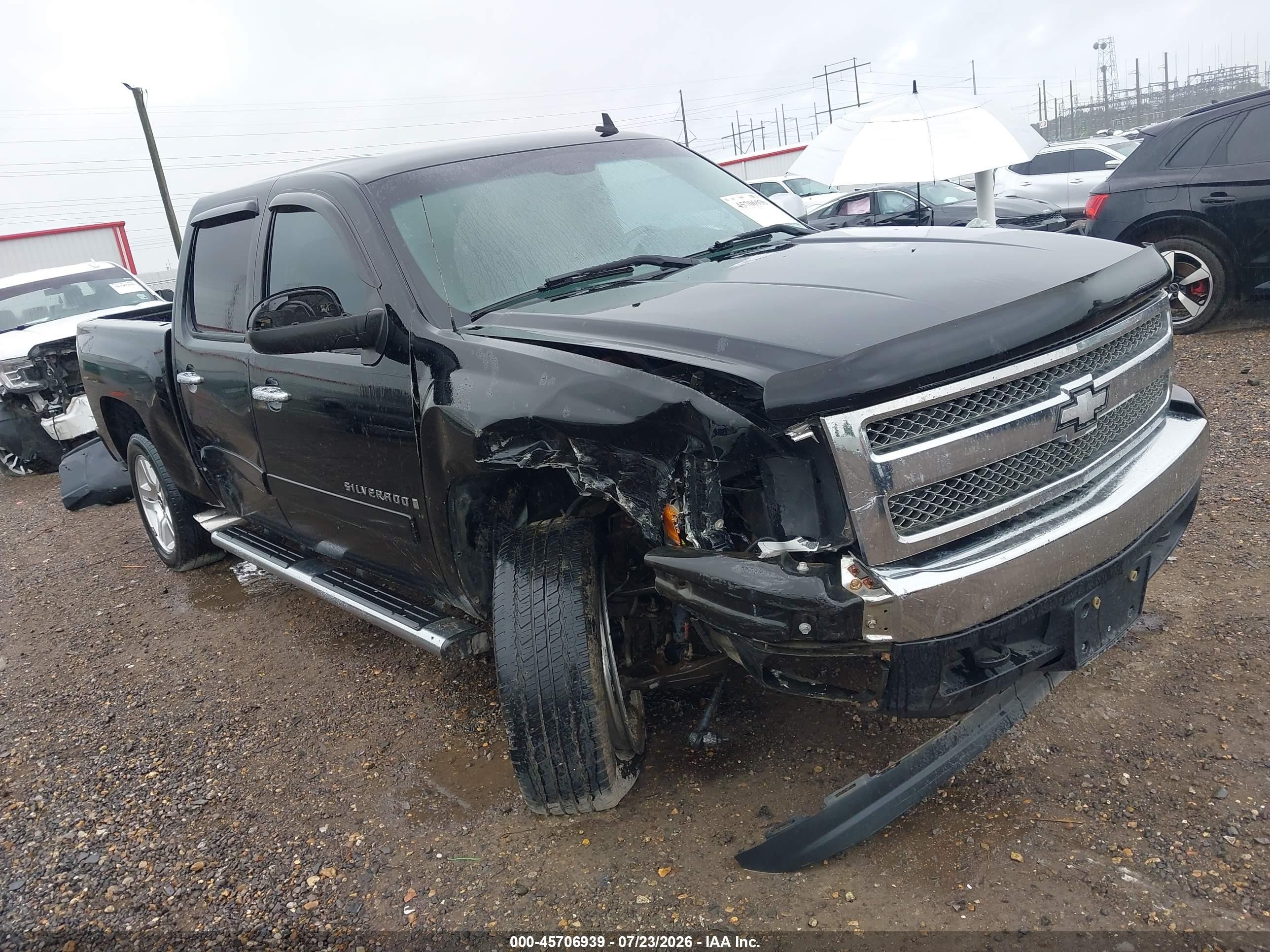 2008 Chevrolet Silverado 1500 Lt1 Black vin: 3GCEC13J18G238793