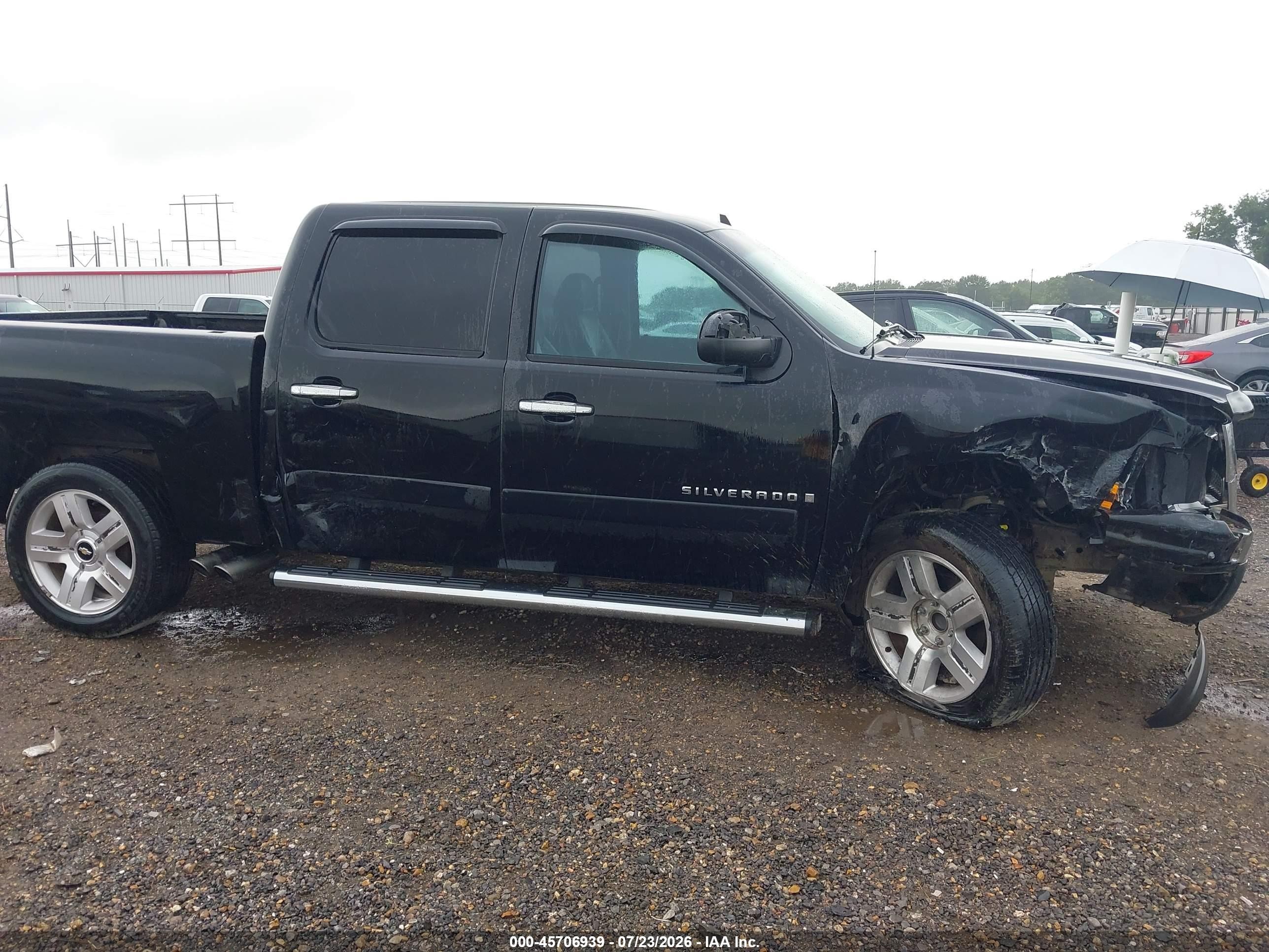 2008 Chevrolet Silverado 1500 Lt1 Black vin: 3GCEC13J18G238793