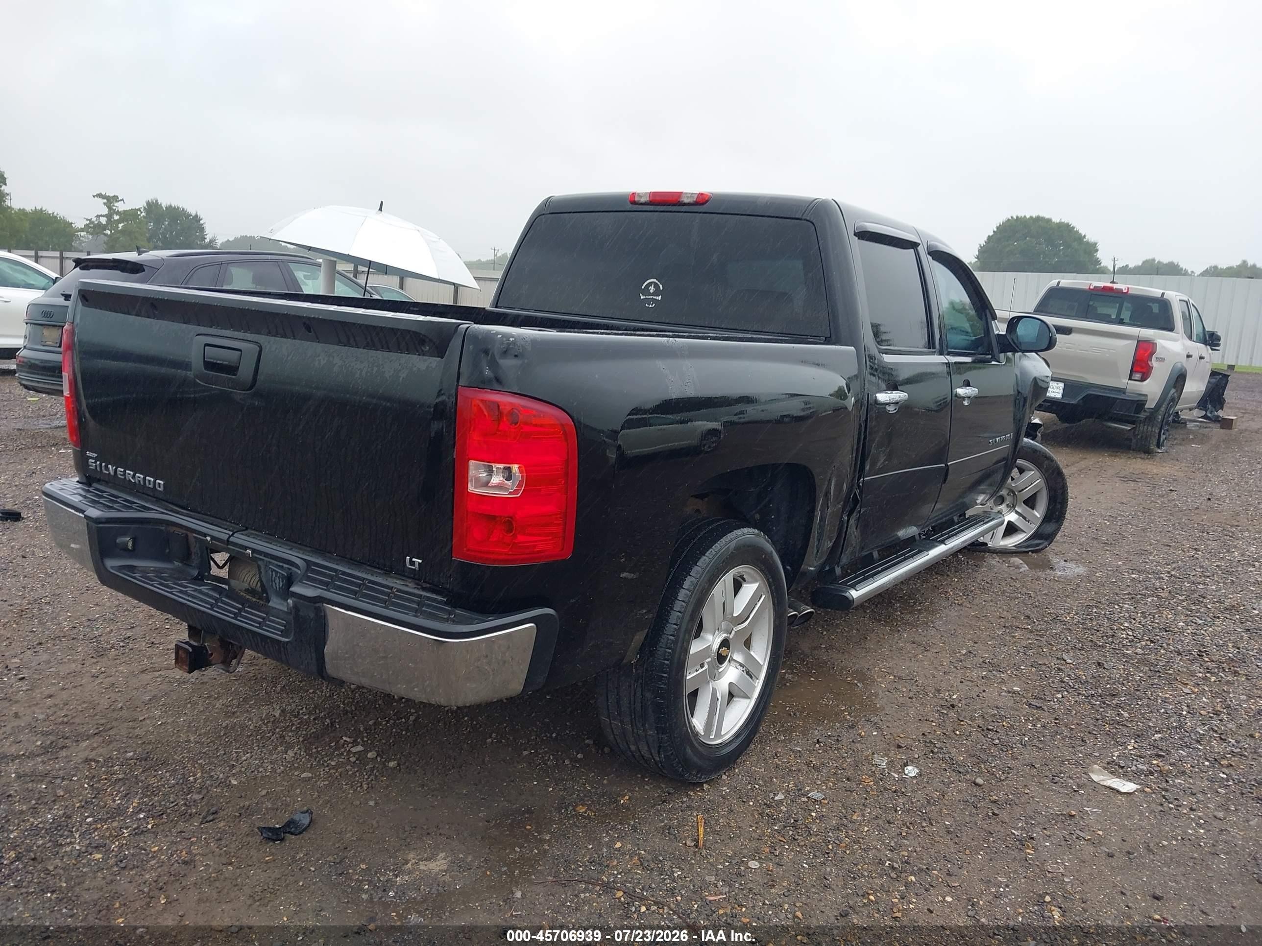 2008 Chevrolet Silverado 1500 Lt1 Black vin: 3GCEC13J18G238793